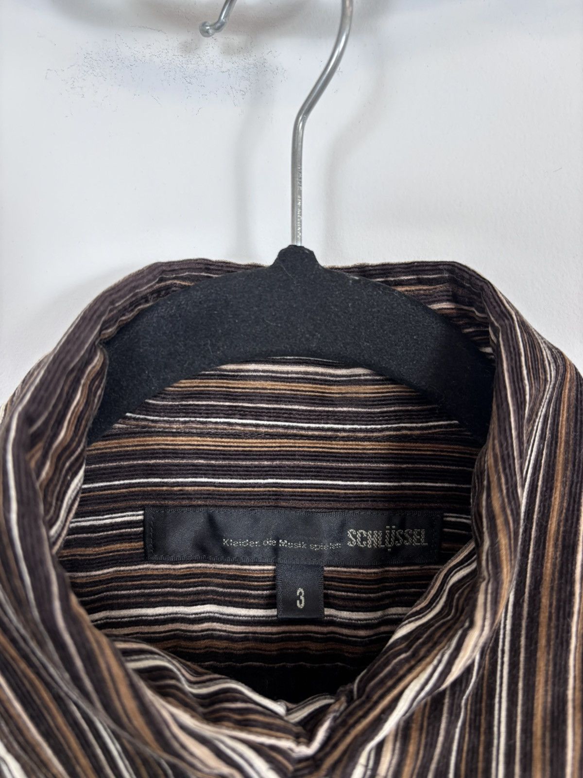 Schlussel Schlussel Japan Men’s Corduroy Velvet Long Sleeve Shirt Size US M / EU 48-50 / 2 - 9 Thumbnail
