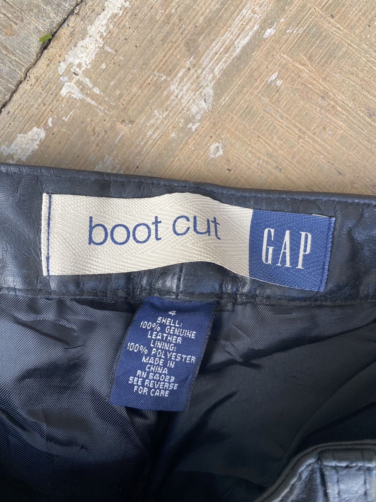 Genuine Leather Gap bootcut leather pants Size US 28 / EU 44 - 9 Thumbnail