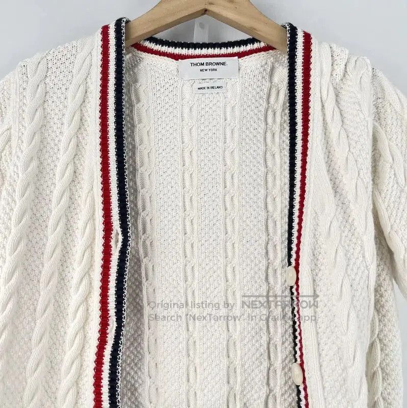 Thom Browne Thom Browne White Summer Pullover Sweater . Size XXS / US 00 / IT 34 - 3 Thumbnail