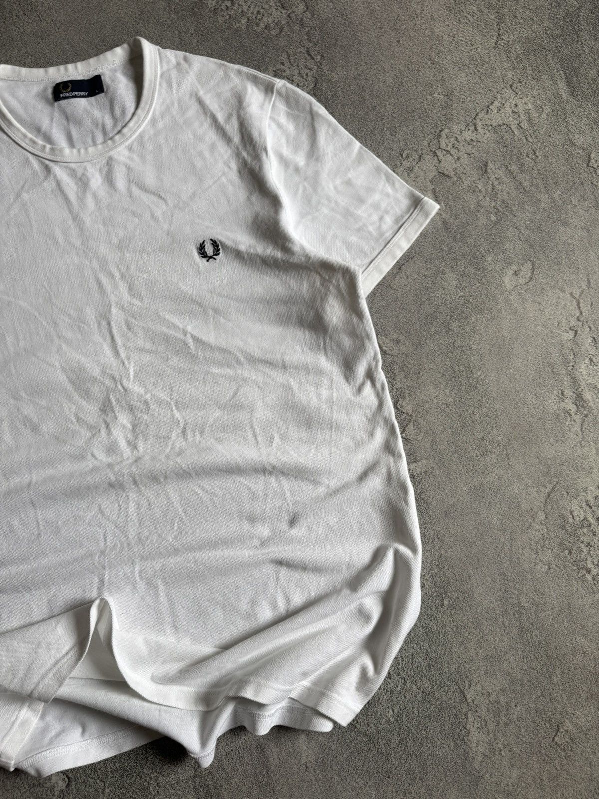 Fred Perry Fred Perry L casual white tee tshirt Size US L / EU 52-54 / 3 - 3 Thumbnail