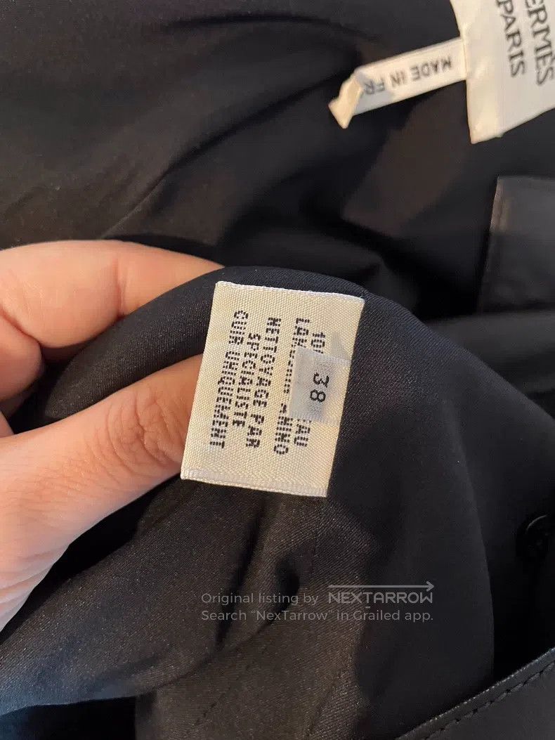 Hermes Hermes Chinese collar slanted leather coat Size XS / US 0-2 / IT 36-38 - 5 Thumbnail