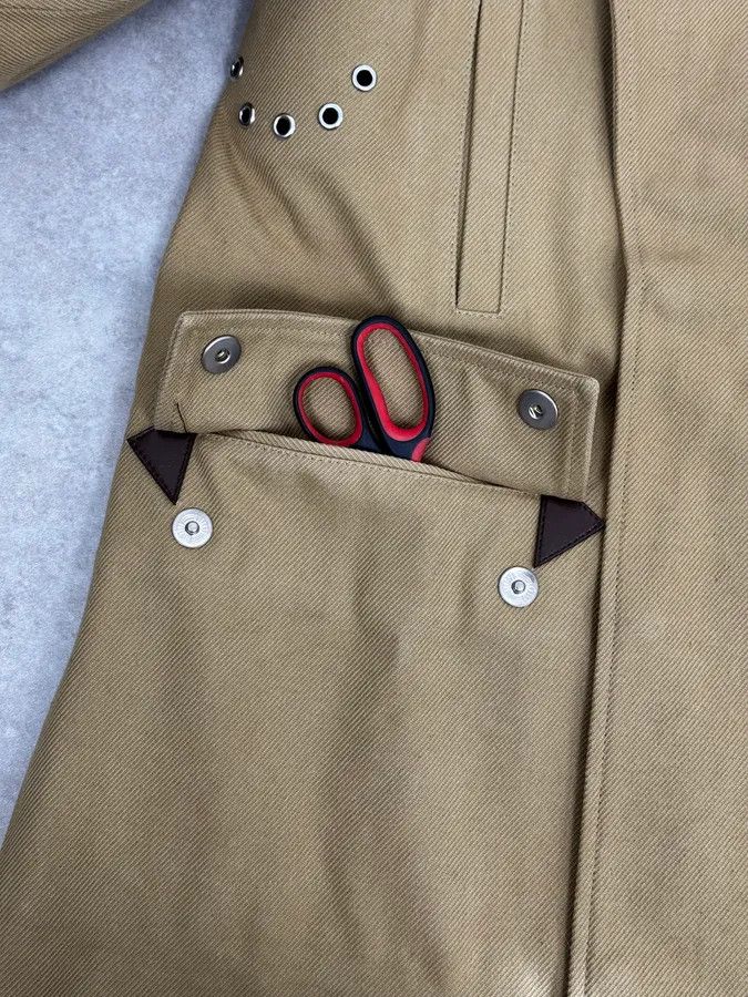 Maison Margiela SS2018 Maison Margiela Camel Cargo Canva Trench Coat Size US M / EU 48-50 / 2 - 10 Thumbnail