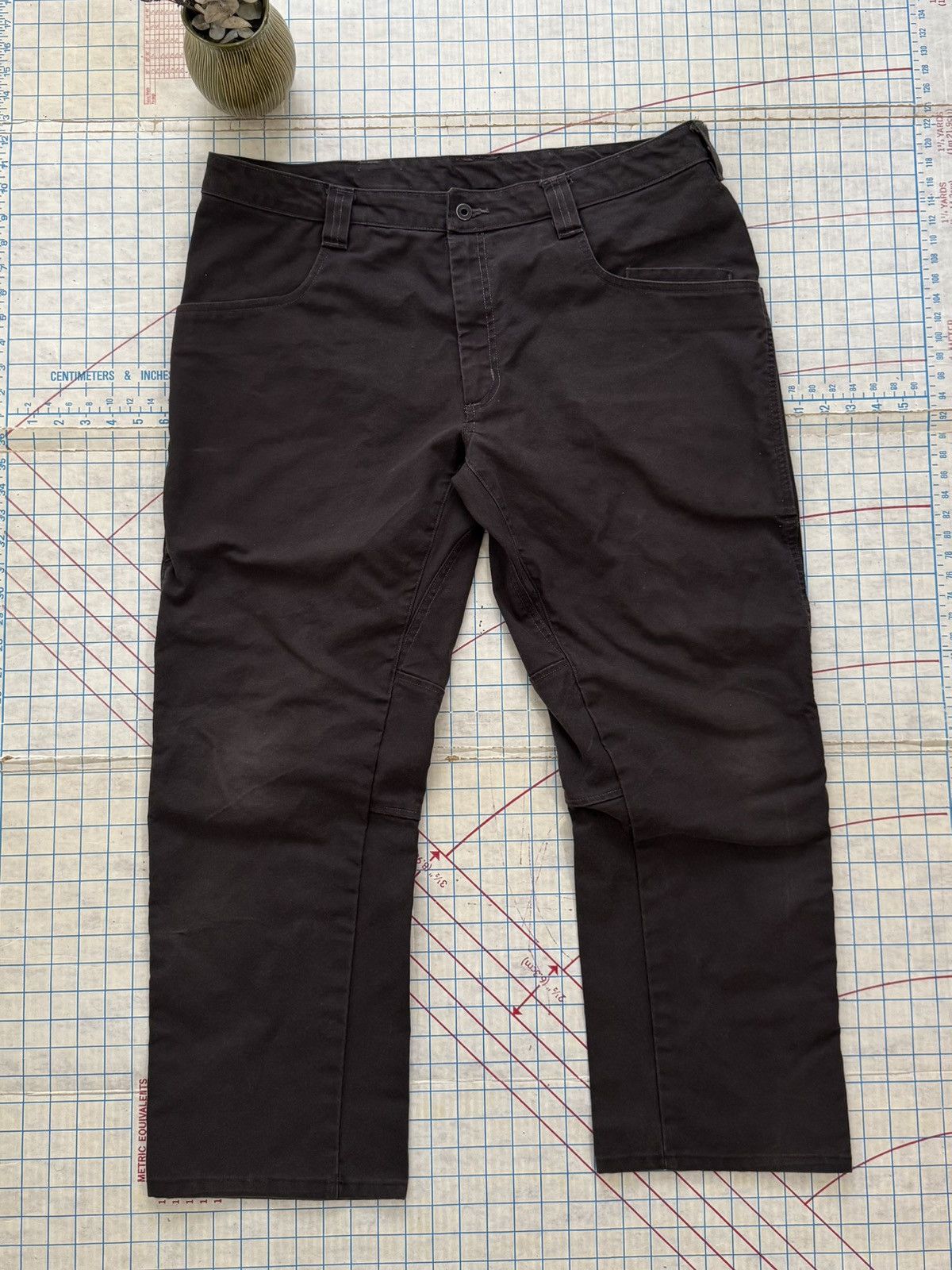 1620 Workwear 1620 Workwear Brown Work Pants Fits Mens Size 40x29 Cordura Size US 40 / EU 56 - 1 Thumbnail