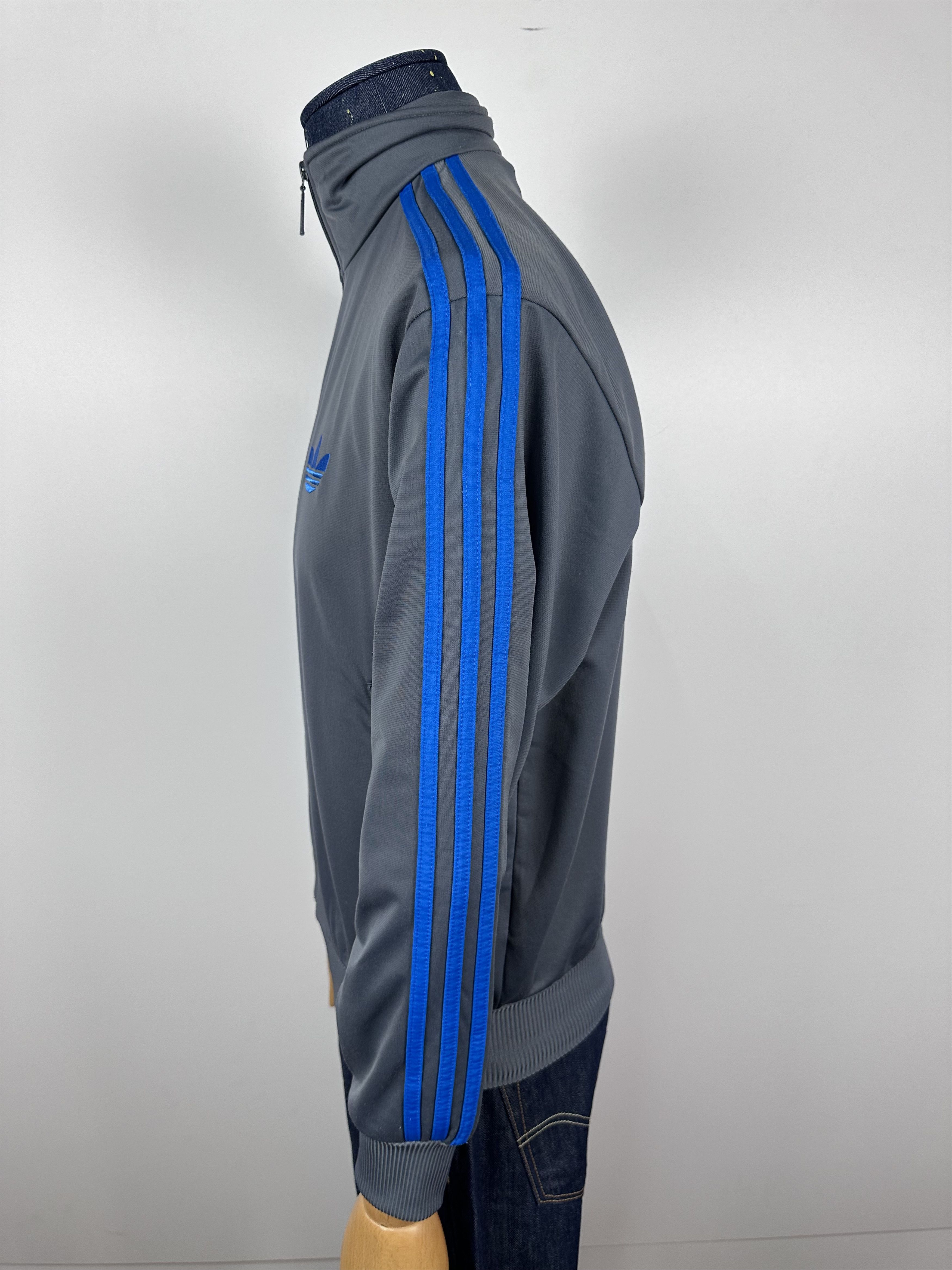 Adidas × Vintage Adidas Originals Gray Firebird Track Tracksuit Top Jacket Size US S / EU 44-46 / 1 - 7 Thumbnail