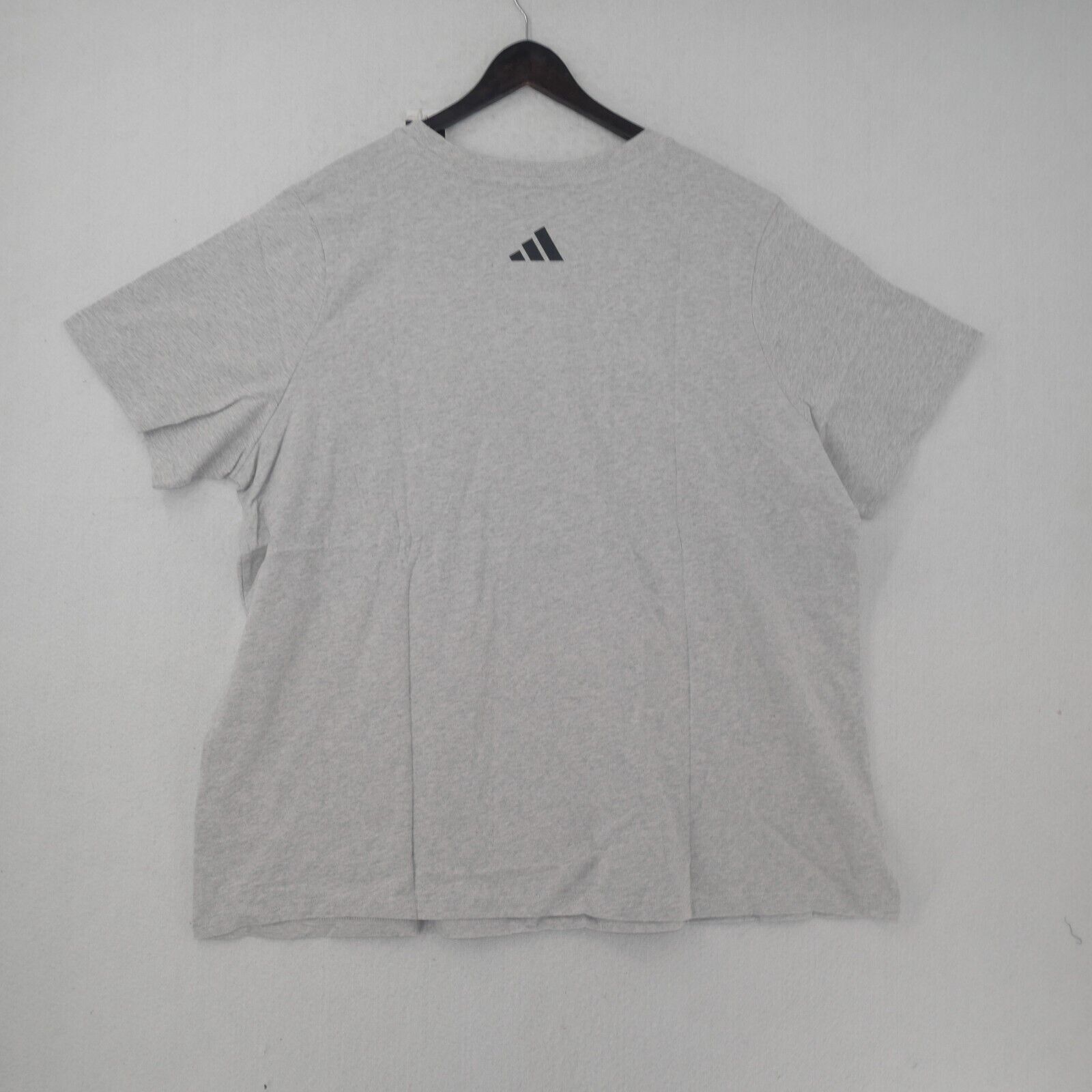 Adidas NEW Adidas Women's 2x Gray Floral Logo Graphic Tee Shirt Size XXL / US 16-18 / IT 52-54 - 4 Thumbnail
