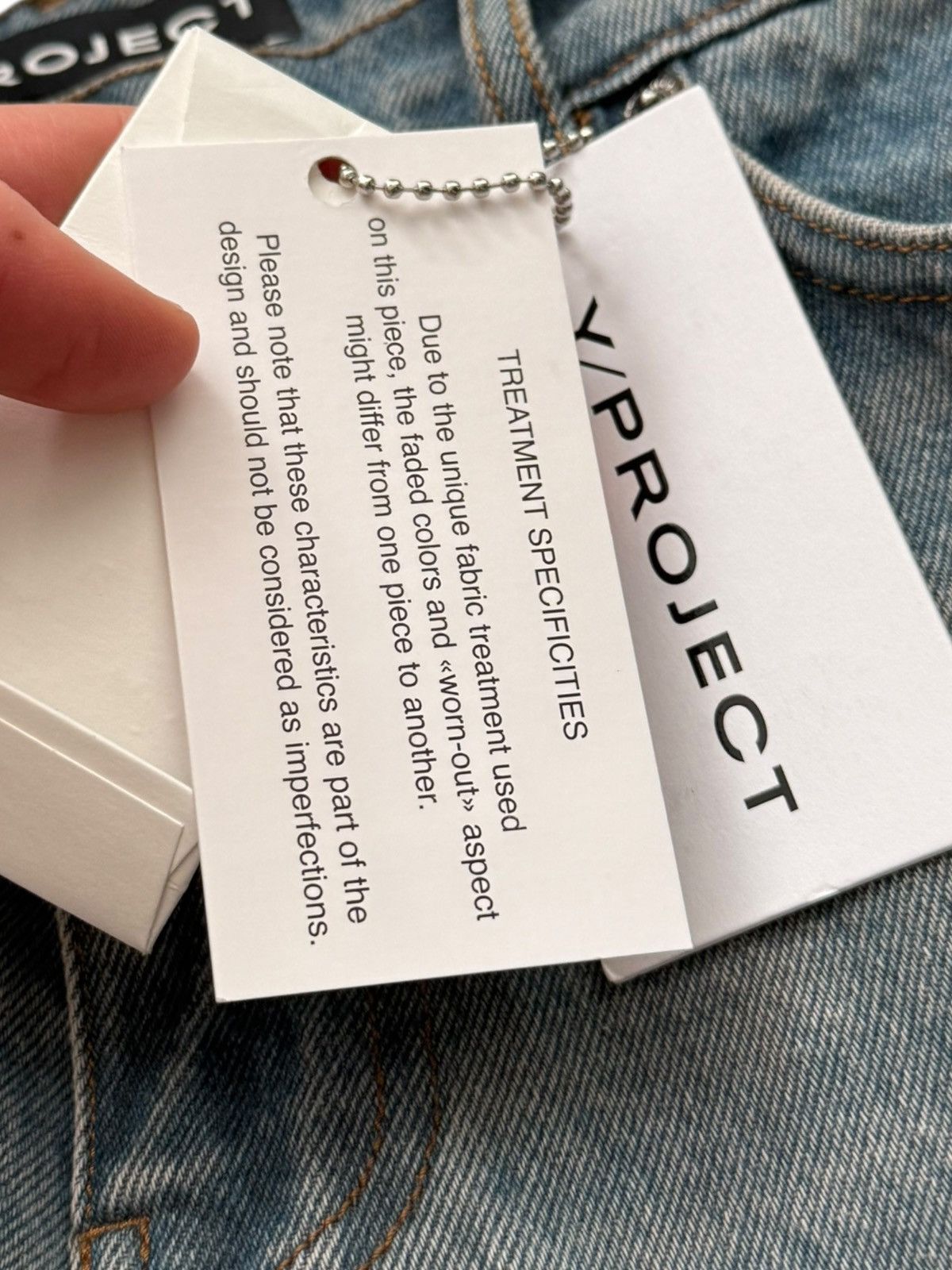 Y/Project Hook & Eye Denim Flares Size 27" / US 4 / IT 40 - 11 Thumbnail