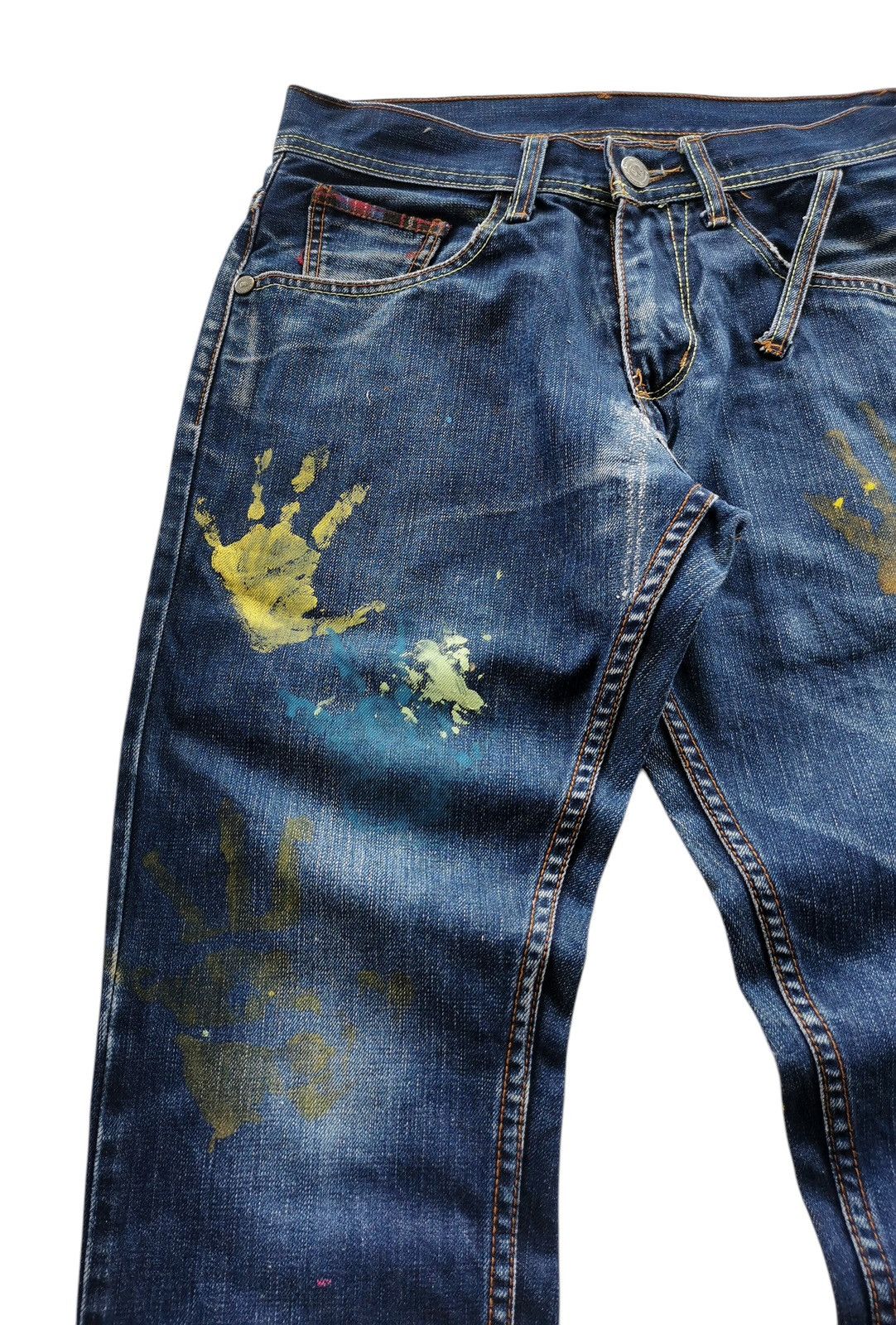 Japanese Brand Joneaa Crazy Leopard Strategy The Art Denim Size US 29 - 8 Thumbnail