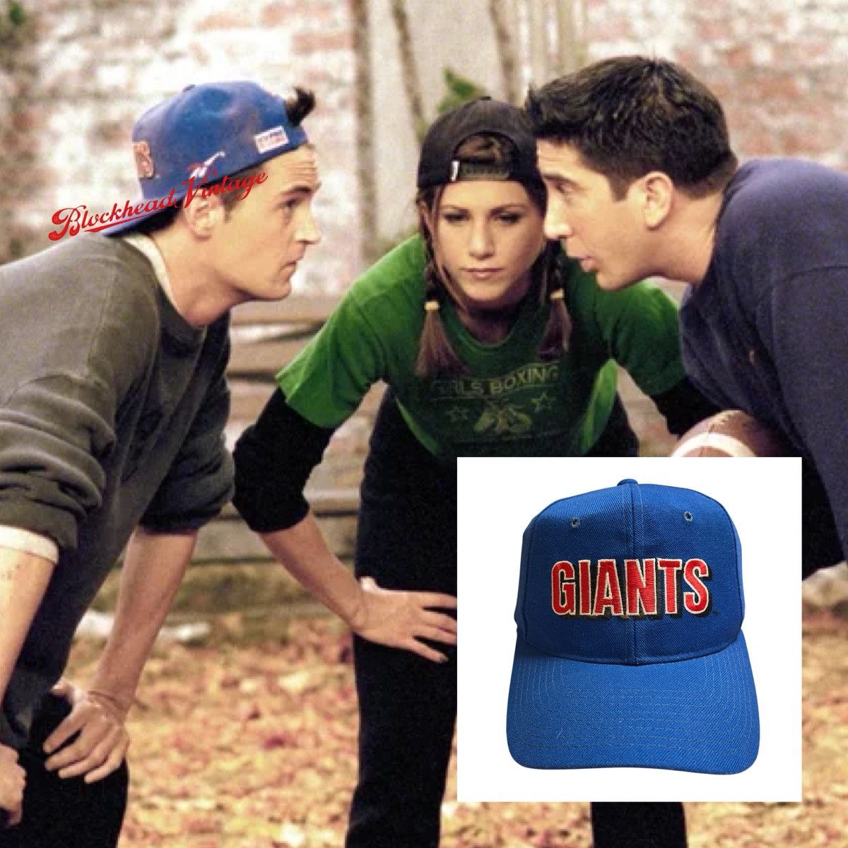 Vintage New York Giants Reebok Snapback Hat Vintage Friends Chandler Size ONE SIZE - 1 Thumbnail