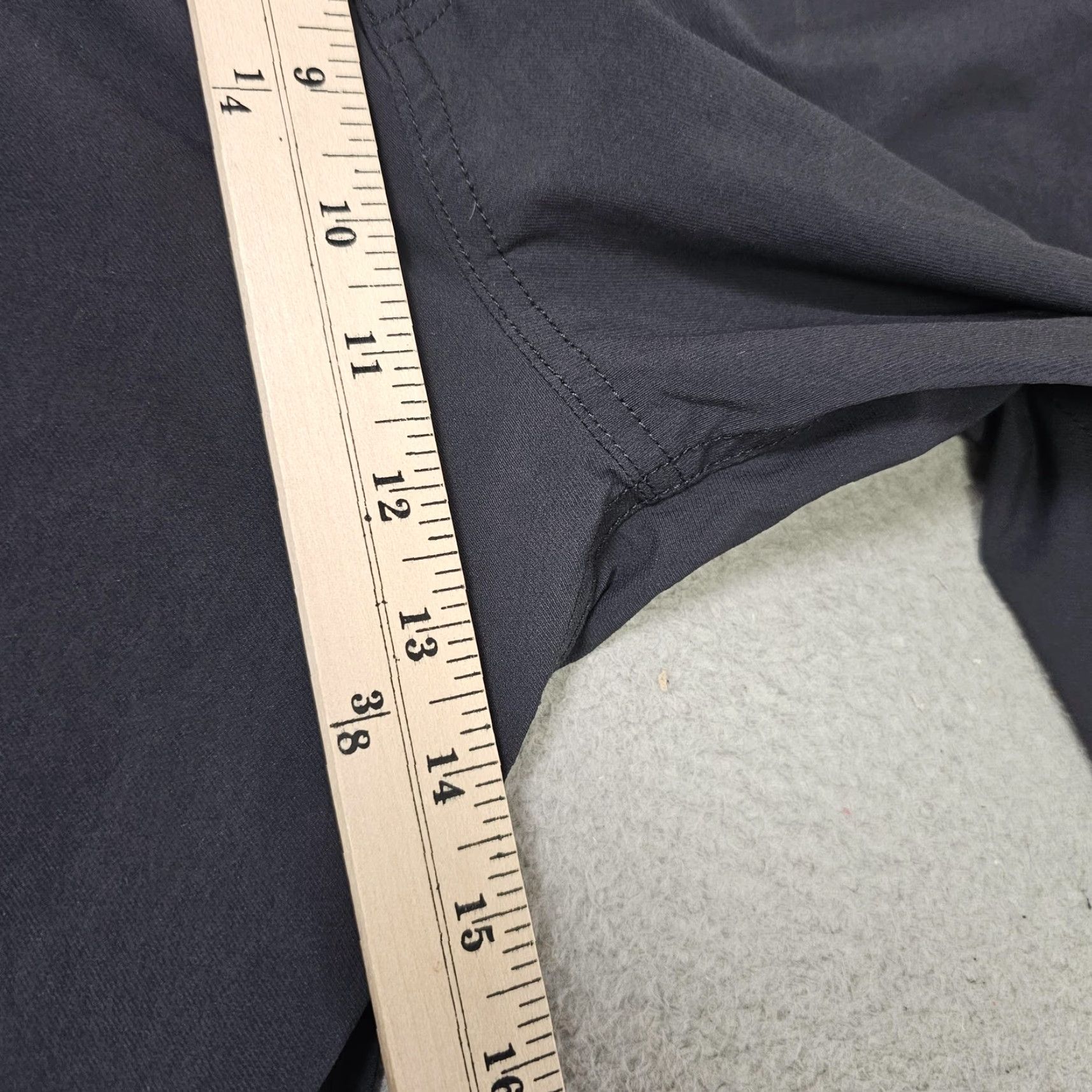 Vintage VINTAGE? (No) Western Rise Evolution Pant Mens 40x30 Black Travel Chino Stretch Nylon Casual Pant Size US 40 / EU 56 - 3 Thumbnail