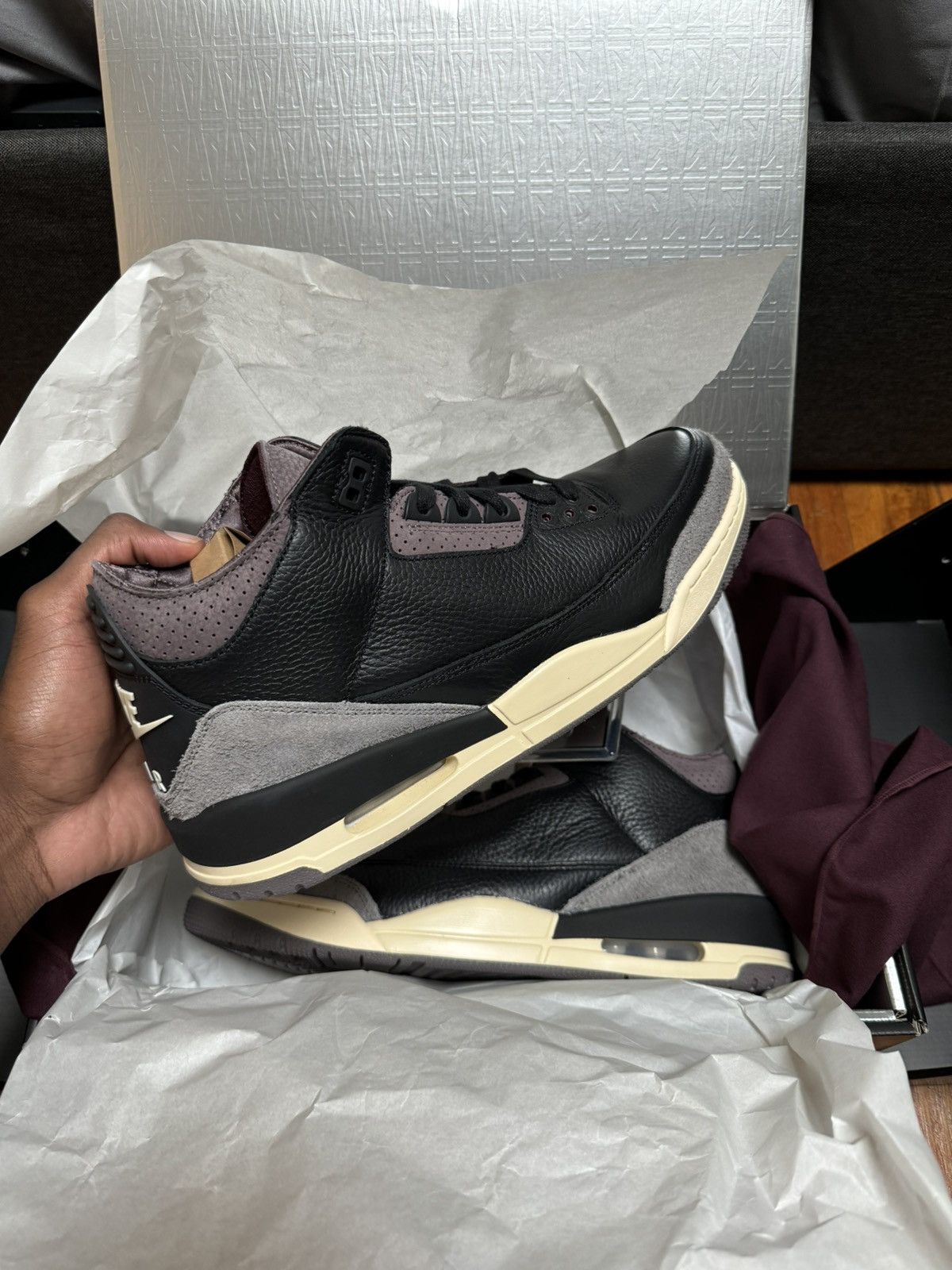 A Ma Maniere A Ma Maniere Jordan 3s Size US 12 / EU 45 - 5 Thumbnail
