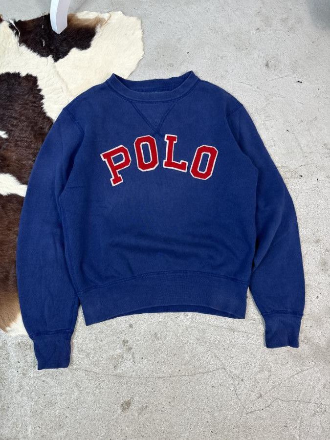 Polo Ralph Lauren × Vintage Polo Ralph Lauren Sweatshirt Size US S / EU 44-46 / 1 - 1 Thumbnail
