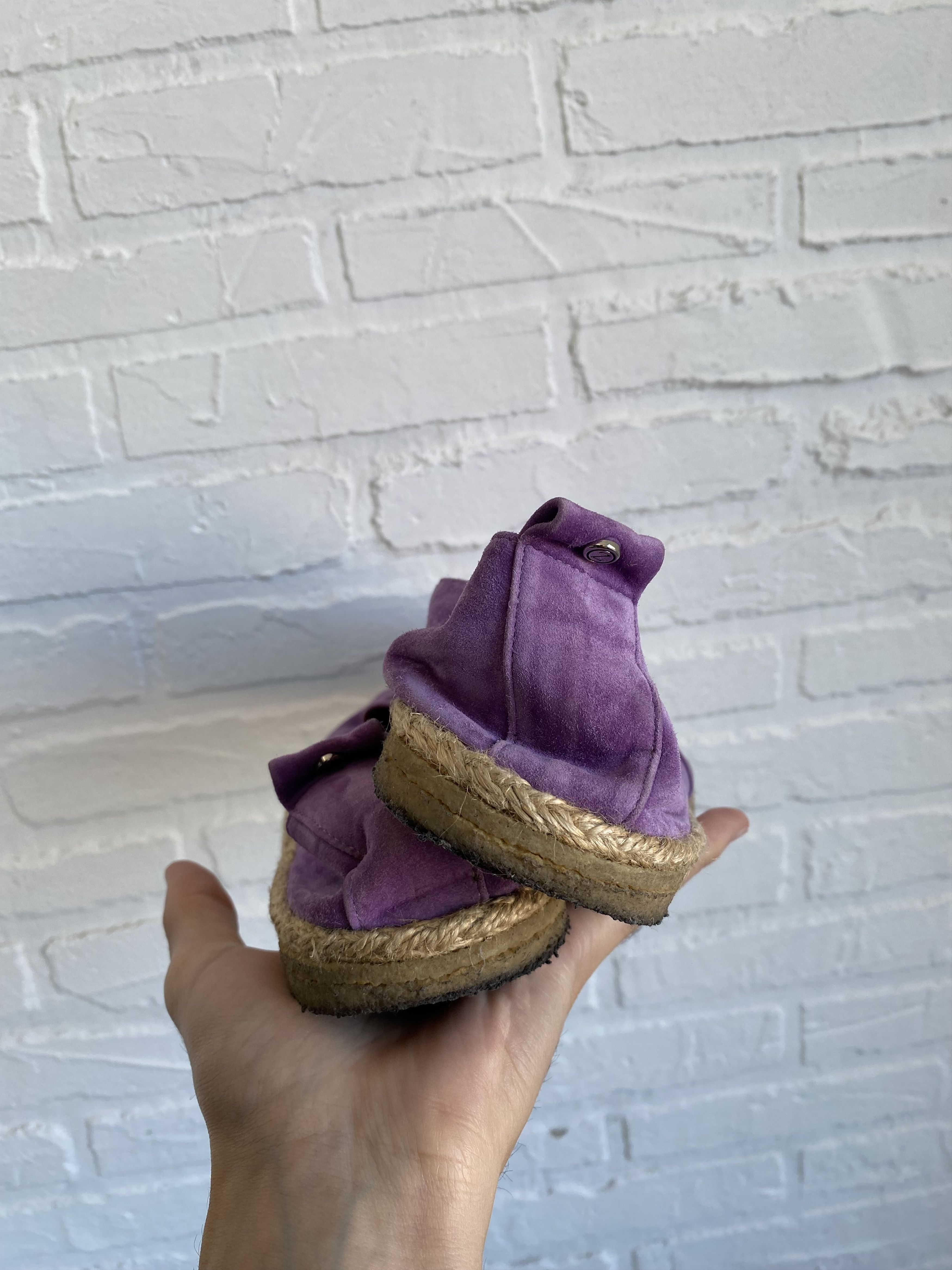 Zilli Zilli suede leather violet espadrilles Size US 10 / EU 43 - 10 Thumbnail