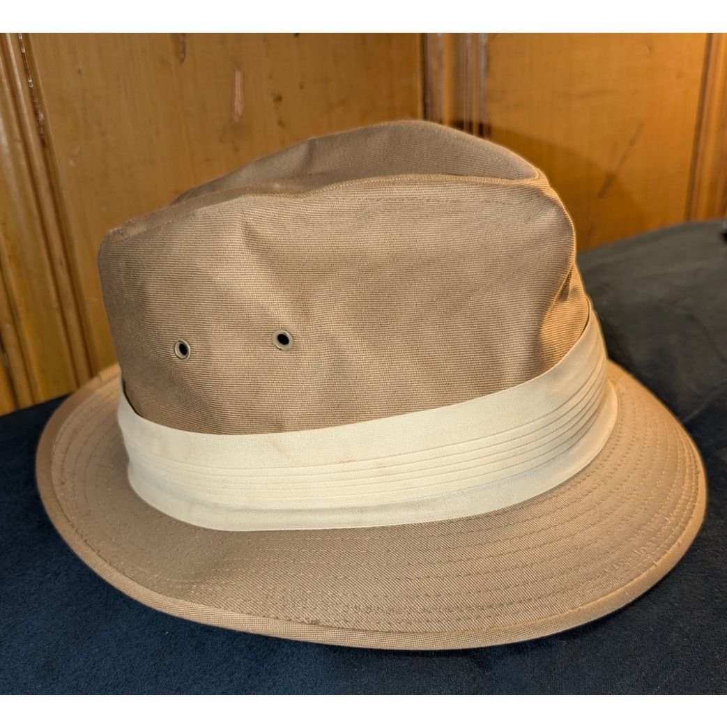 Kangol Men's Vintage Kangol Canvas Fedora Hat Made in USA Large Size ONE SIZE - 4 Thumbnail