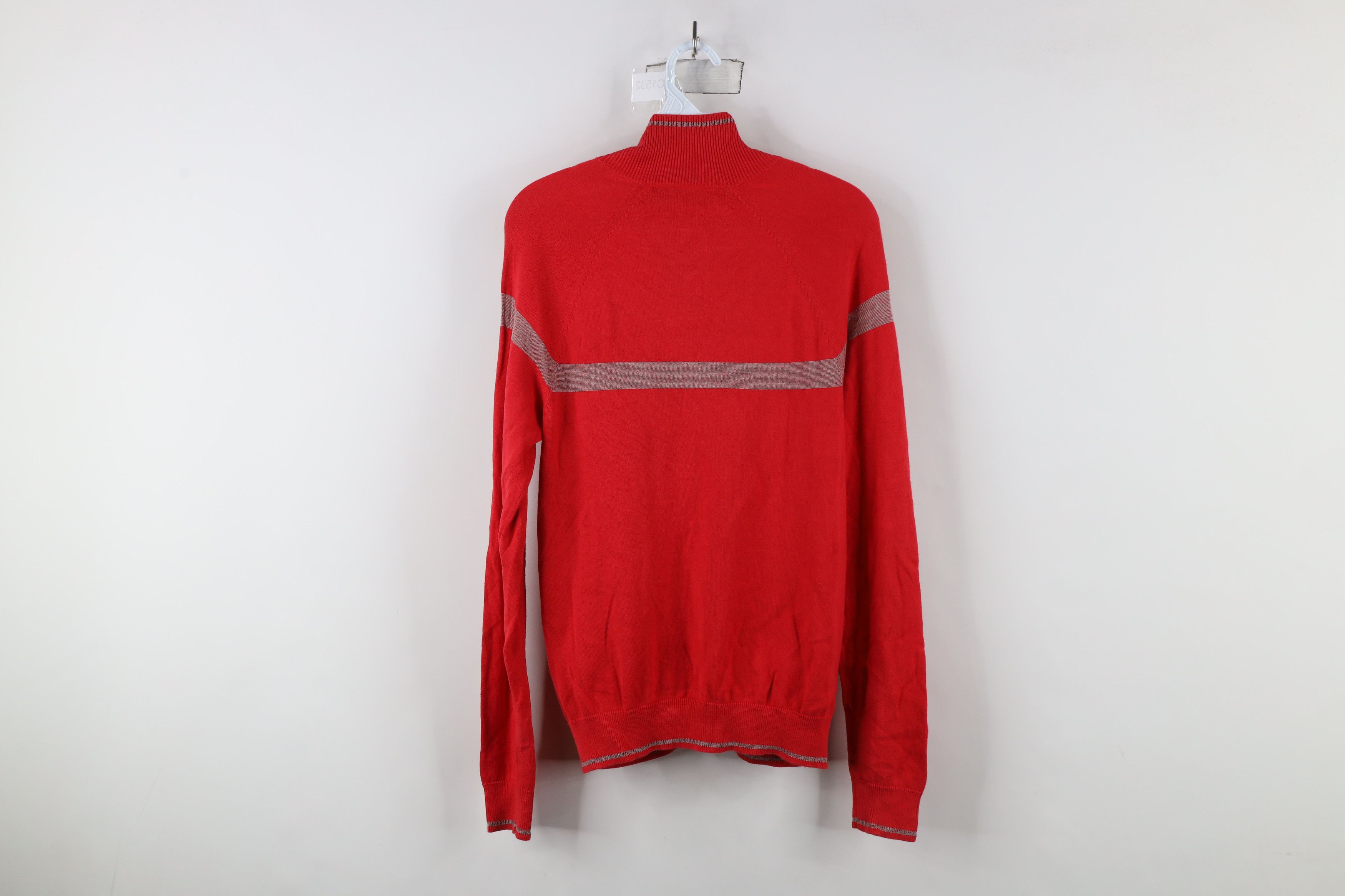 Armani Exchange × Vintage Armani Exchange Lightweight Knit Full Zip Sweater Jacket Red Size US XS / EU 42 / 0 - 10 Thumbnail