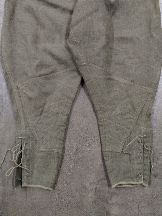 Vintage Vintage WWI Wool Tapered Pants Laced Openings | Grailed