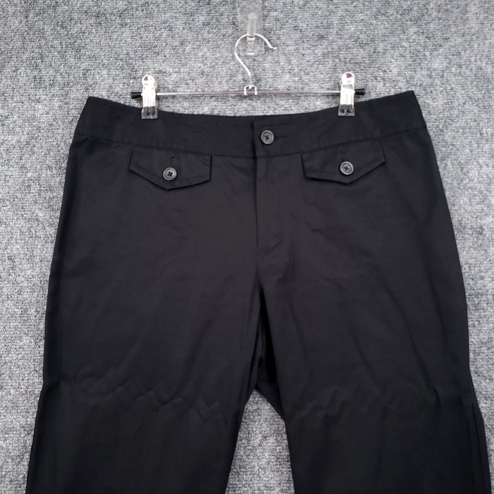 Banana Republic Banana Republic Womens Pants Black 10 Dress Mid Rise Flat Front Martin Trouser Size 32" / US 10 / IT 46 - 3 Thumbnail