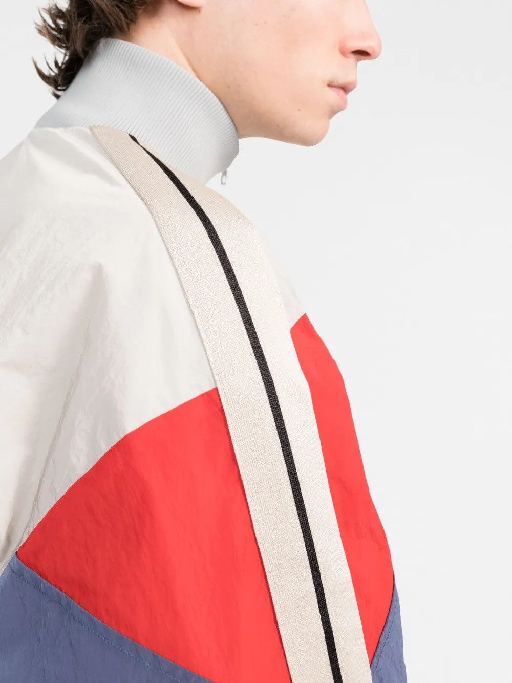 Palm Angels 🇺🇸❗️NEW Palm Angels V Colorblock Windbreaker Jacket Y2K Size US XL / EU 56 / 4 - 4 Thumbnail