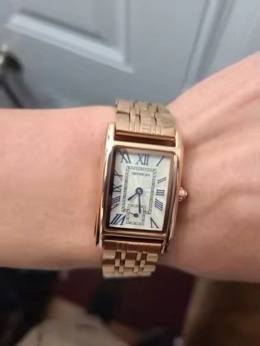 Jewelry 2000s vintage style cute square luxury watch Size ONE SIZE - 1 Thumbnail
