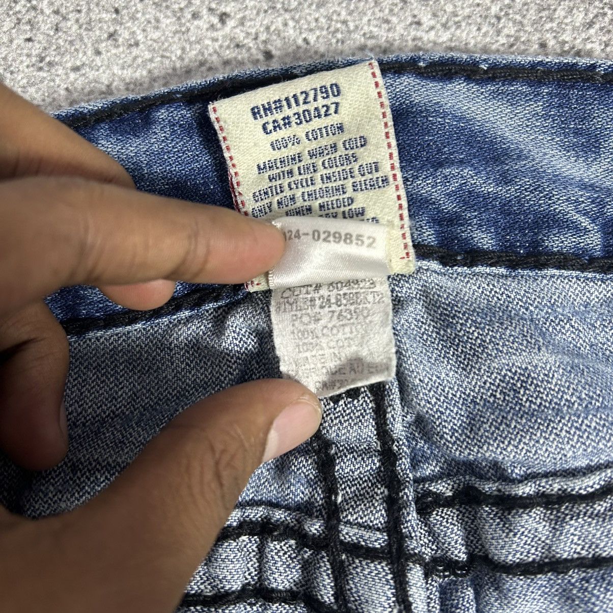 True Religion Vintage True Religion Billy Super T Disstread Flare Denim Size US 34 / EU 50 - 12 Thumbnail