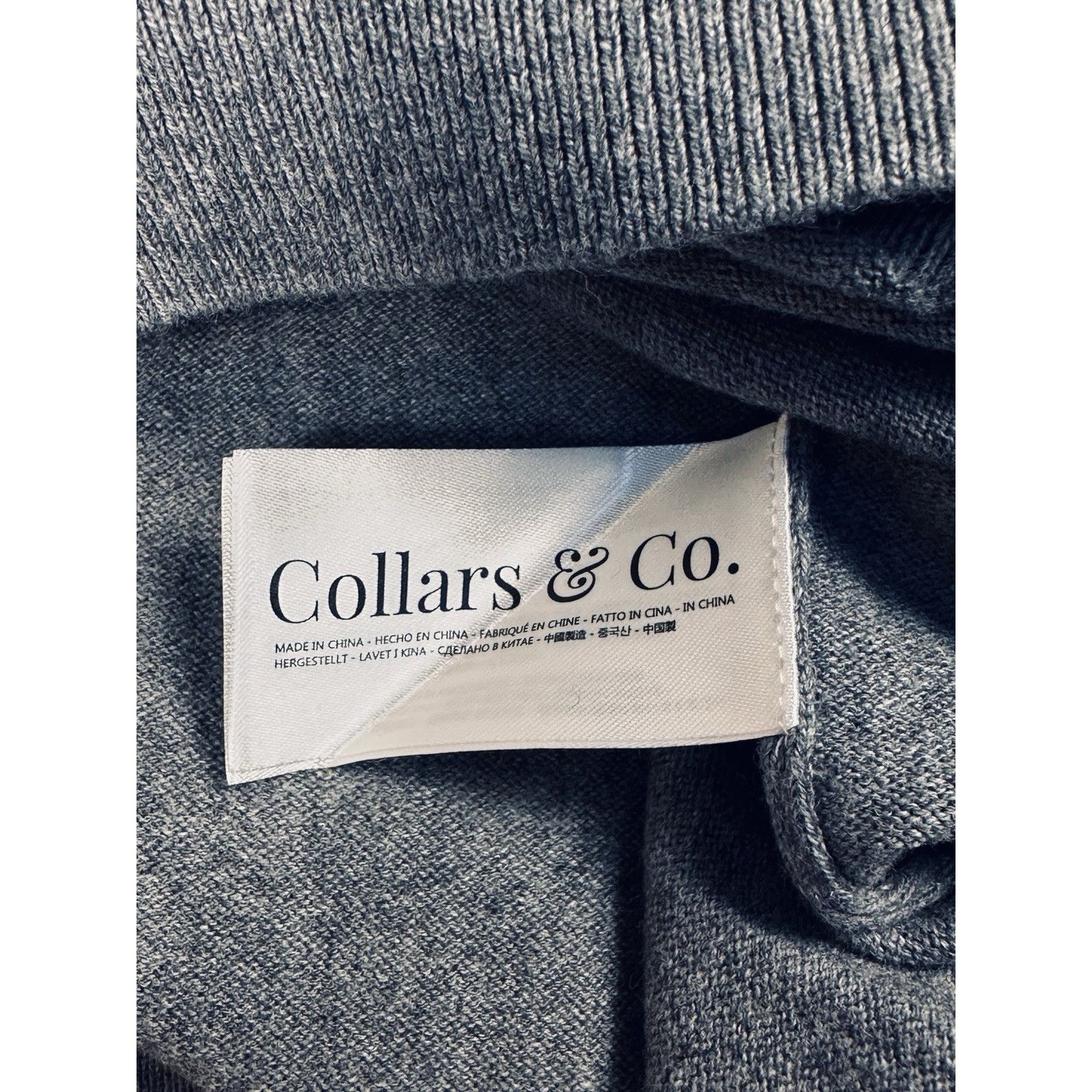 Other Collars & Co Luxury Touch Cashmere Blend Quarter Zip Sweater Size US XL / EU 56 / 4 - 8 Thumbnail