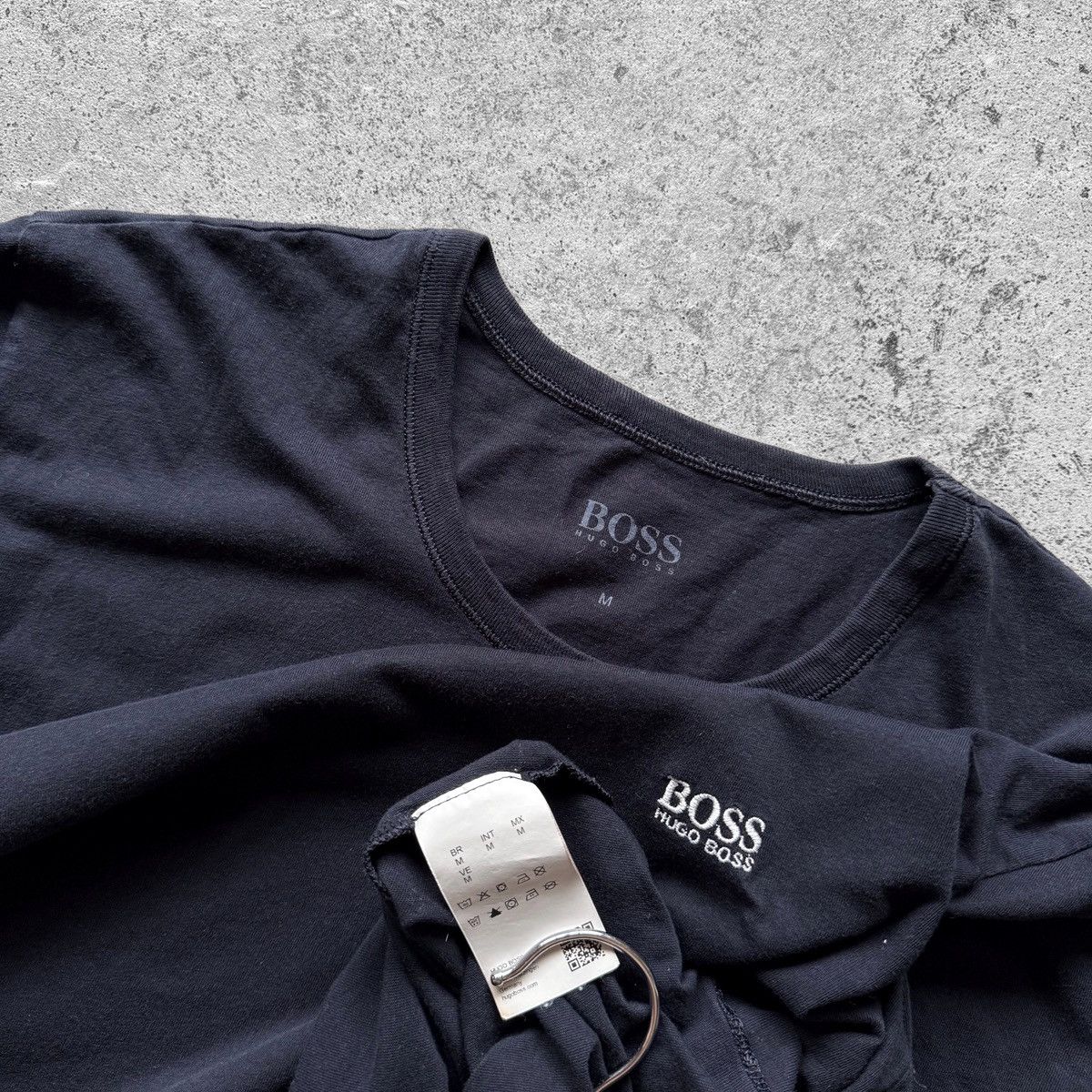 Hugo Boss Hugo Boss Mens Blue Short Sleeve Crew T-Shirt Small Logo Size US M / EU 48-50 / 2 - 3 Thumbnail