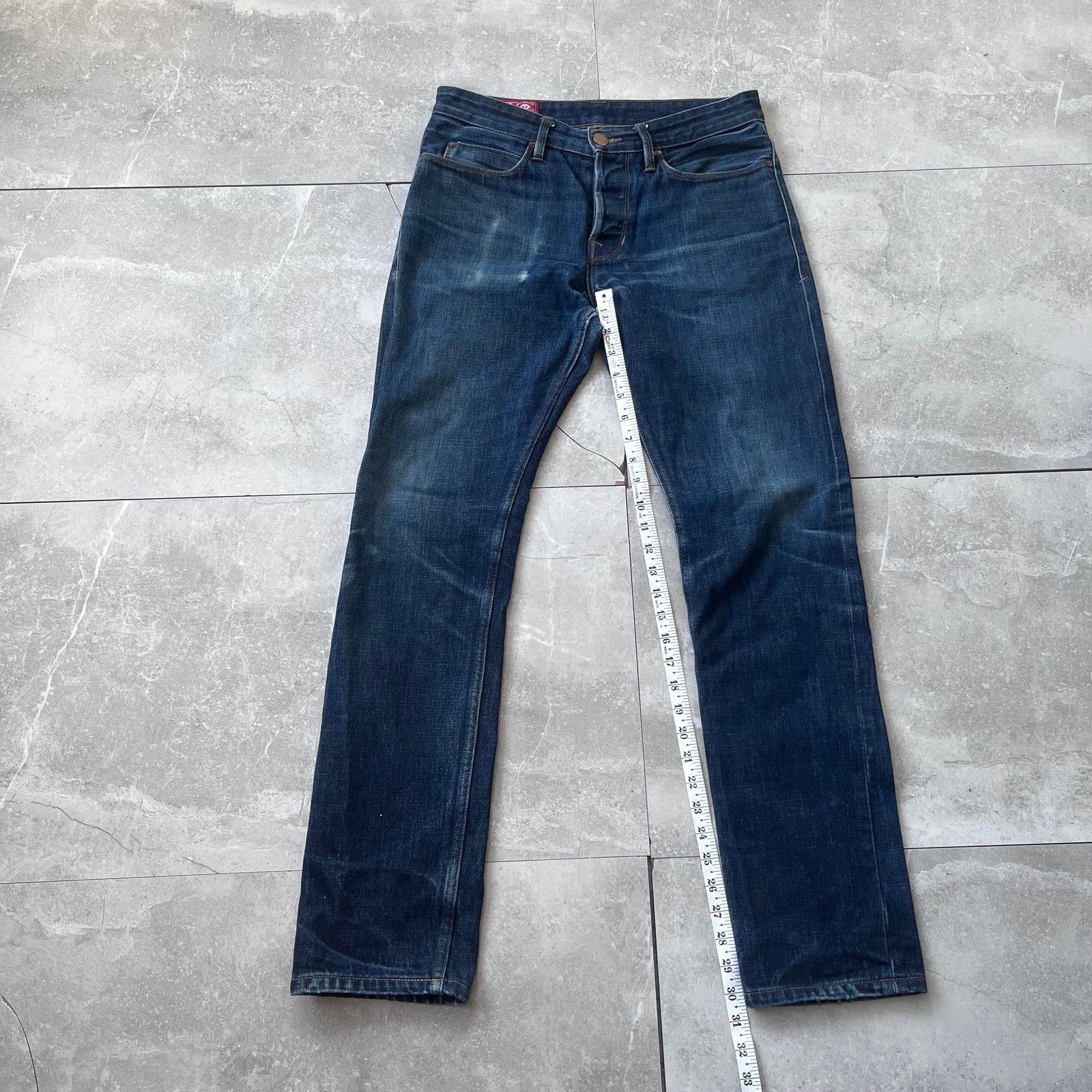 Freenote Cloth Freenote Cloth Rios Selvedge Jeans Patched & Faded Size US 31 - 3 Thumbnail