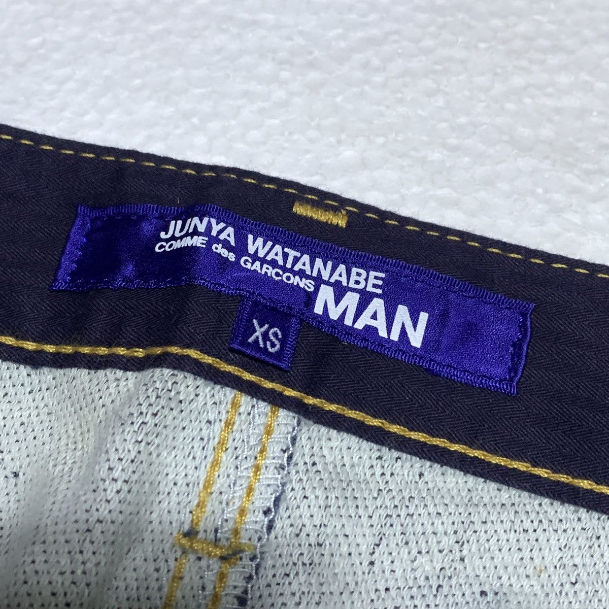 Comme des Garcons × Junya Watanabe Junya Watanabe CDG Men Reflective Denim Pants 👖 Size US 32 / EU 48 - 6 Thumbnail