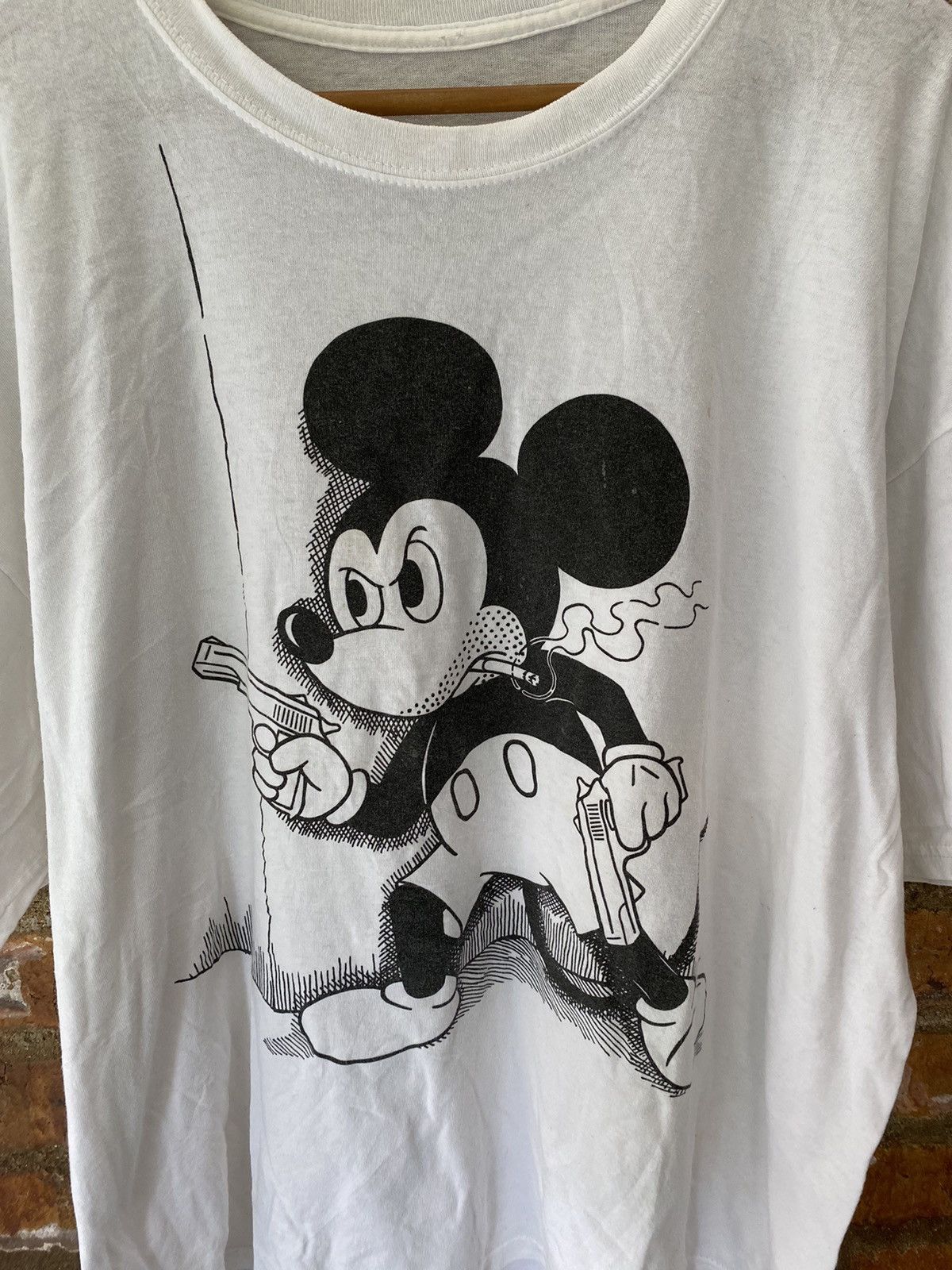 Vintage 2004 Hell Mirror Mickey Vs Middle East War Stop war!! Size US XL / EU 56 / 4 - 3 Thumbnail