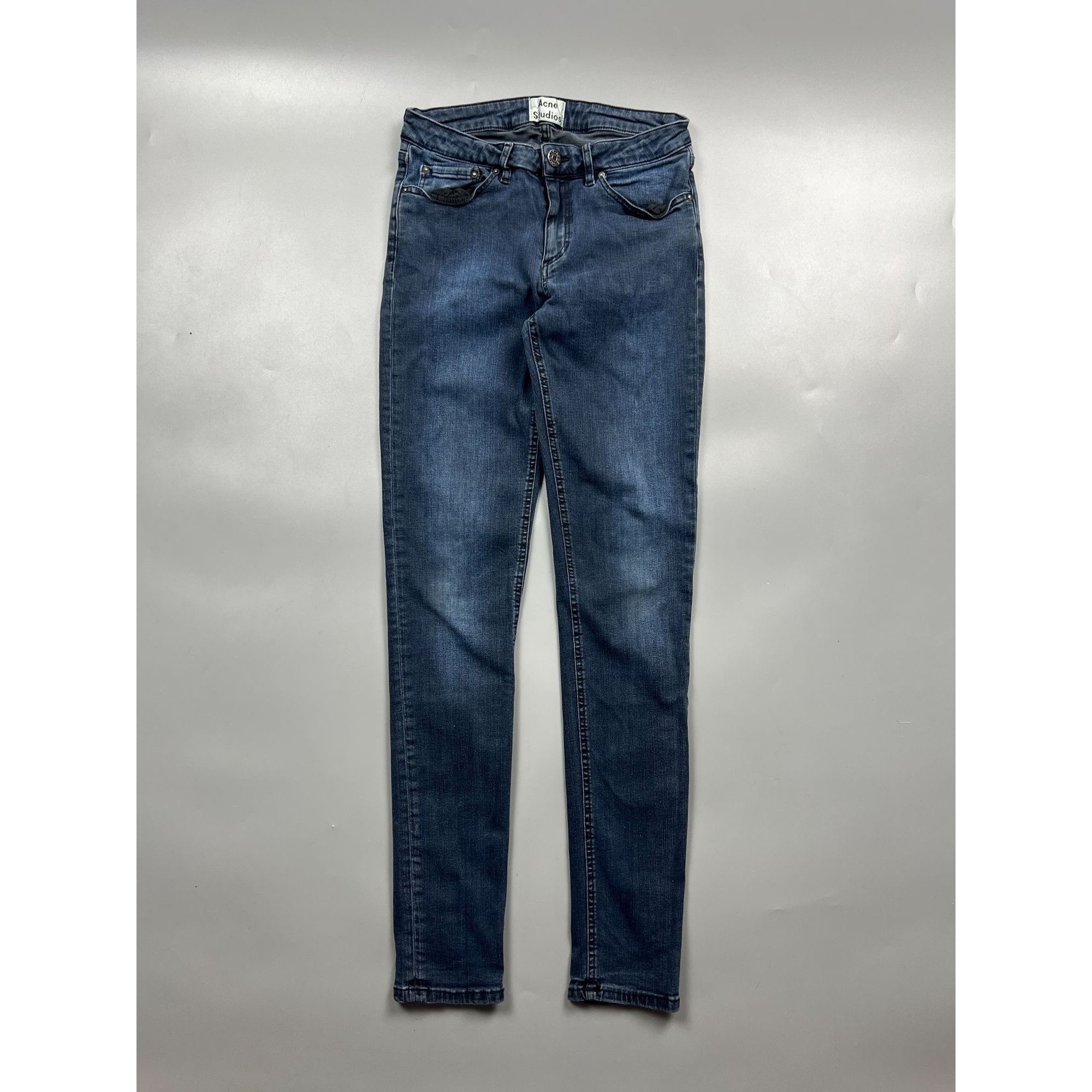 Acne Studios Acne Studios Skin 5 Deep Skinny Denim Jeans Pants (Y0843) Size 28" / US 6 / IT 42 - 1 Thumbnail