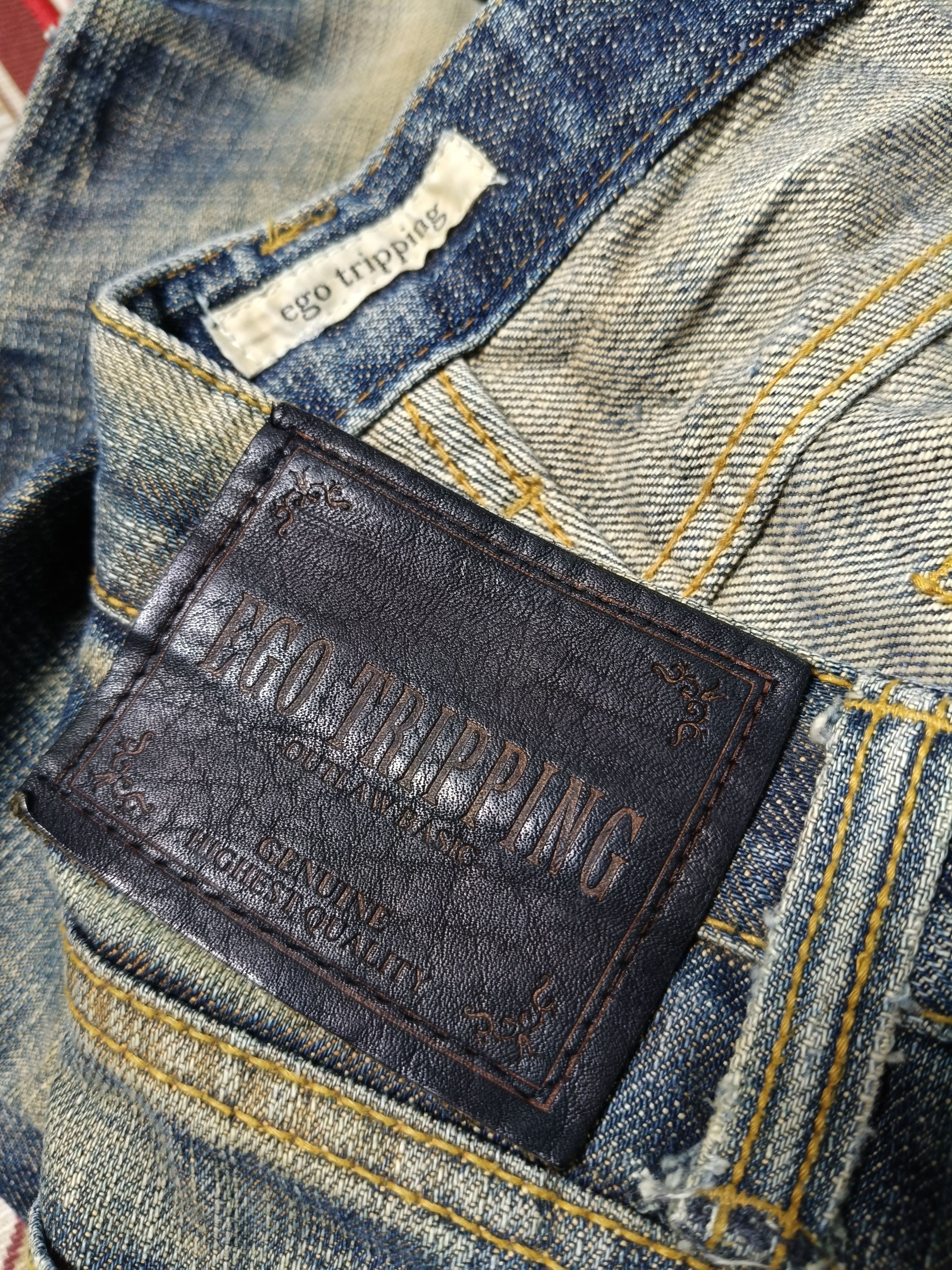 Ego Tripping Low Rise Straight Denim Vintage Look Size US 32 / EU 48 - 8 Thumbnail