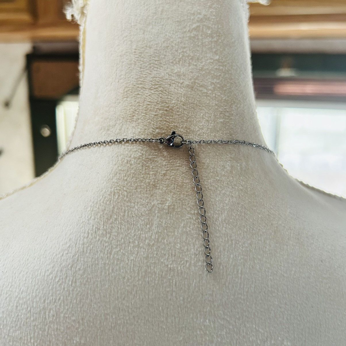 Handmade Handcrafted dual sided rope design pendant on chain necklace Size ONE SIZE - 4 Thumbnail