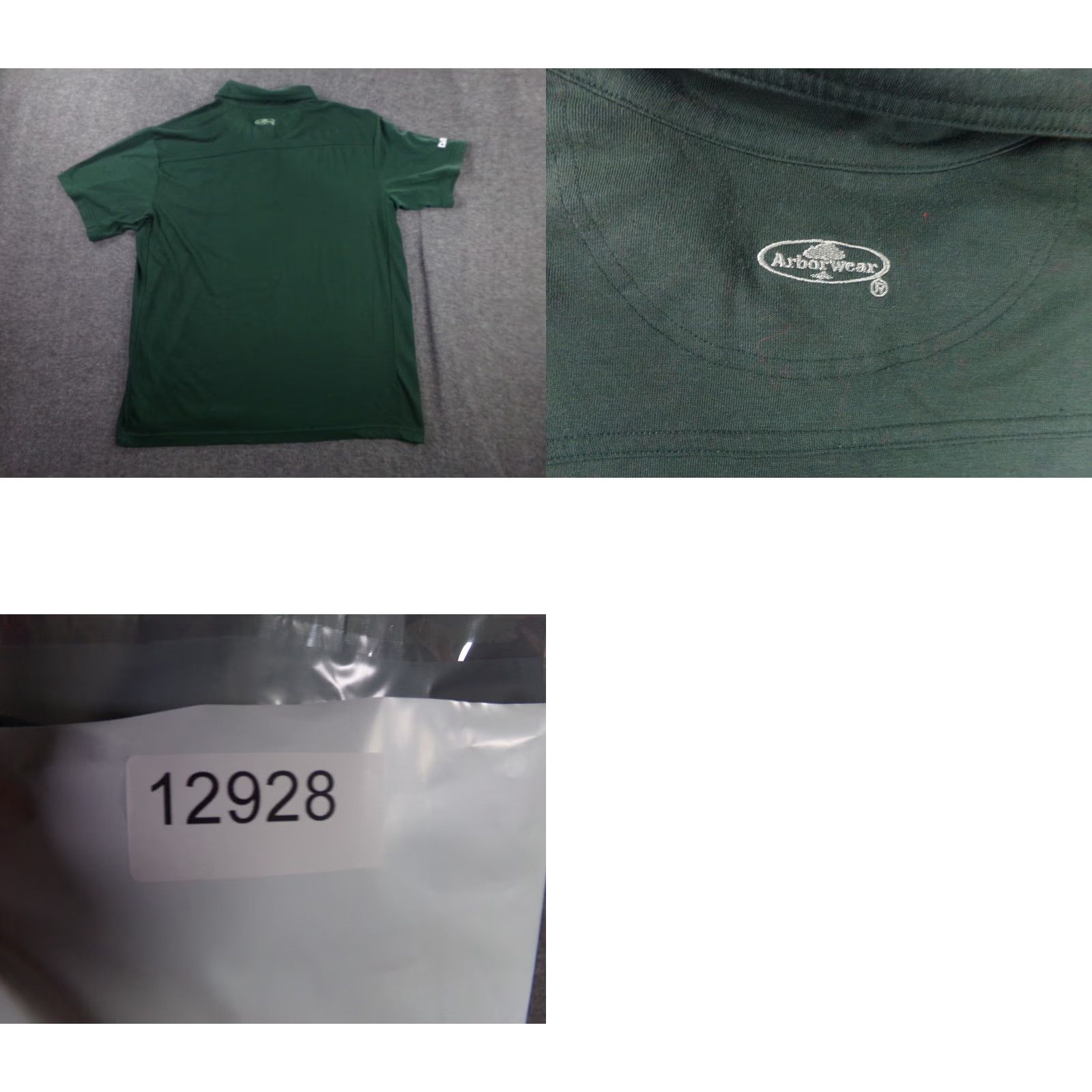 Vintage Arborwear Polo Shirt Men XL Green Tree Climbing Championship 2011 Button Logo Solid Short Sleeve Collared Pullover Workwear Casual Business Travel Size US XL / EU 56 / 4 - 8 Thumbnail