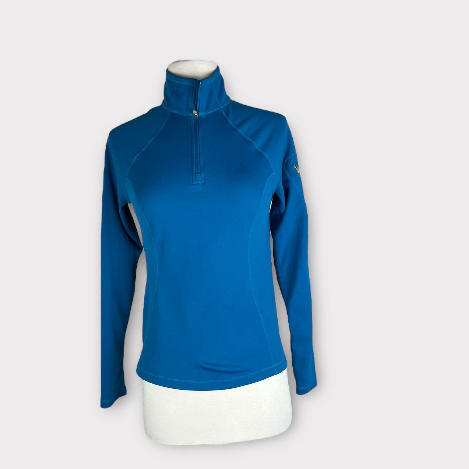 Nike Nike | ACG Fit Dry Long Sleeve Half Zip Running Top Teal Size XS / US 0-2 / IT 36-38 - 9 Thumbnail