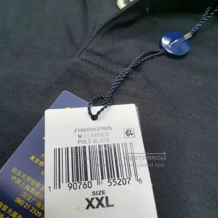 Polo Ralph Lauren Polo Ralph Lauren Classic Solid Polo Shirt. Size US XXL / EU 58 / 5 - 2 Thumbnail