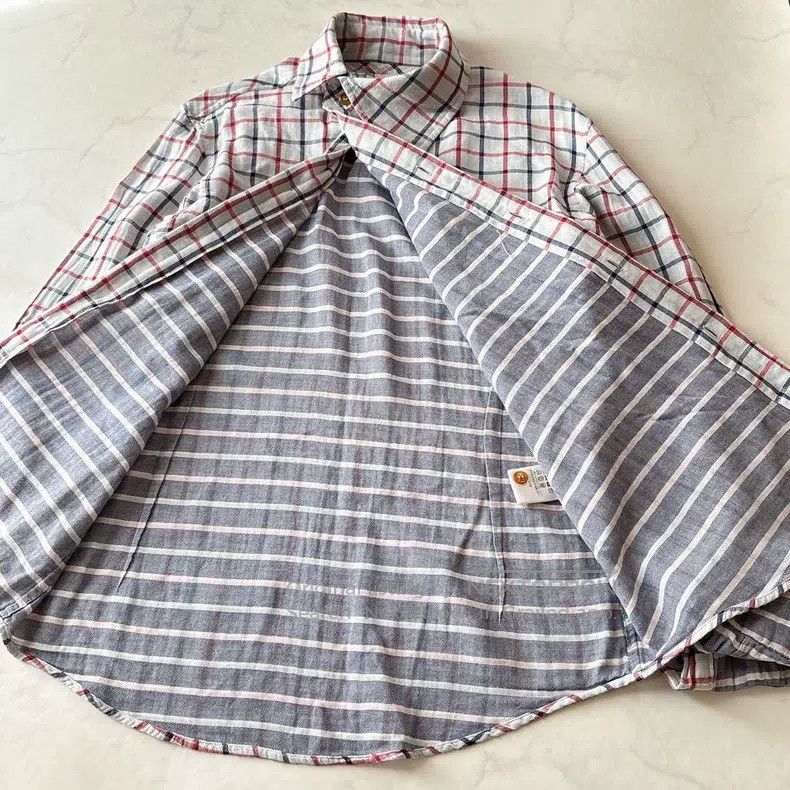 Vivienne Westwood Vivienne Westwood White and Red Blue Plaid Shirt with Stri Size M / US 6-8 / IT 42-44 - 8 Thumbnail