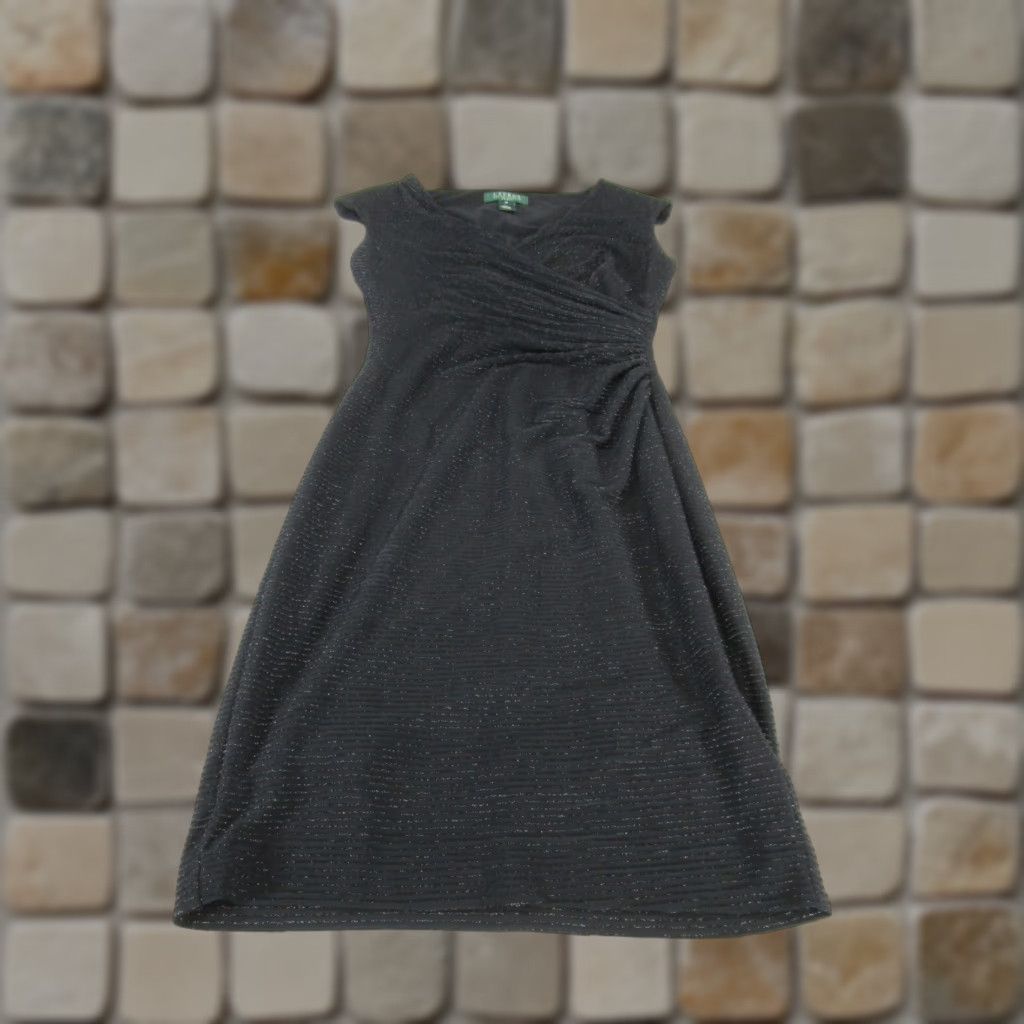 Ralph Lauren Lauren Ralph Lauren Dress Womens 0P Petites Black Bodycon Sleeveless Stretch Size XS / US 0-2 / IT 36-38 - 1 Thumbnail