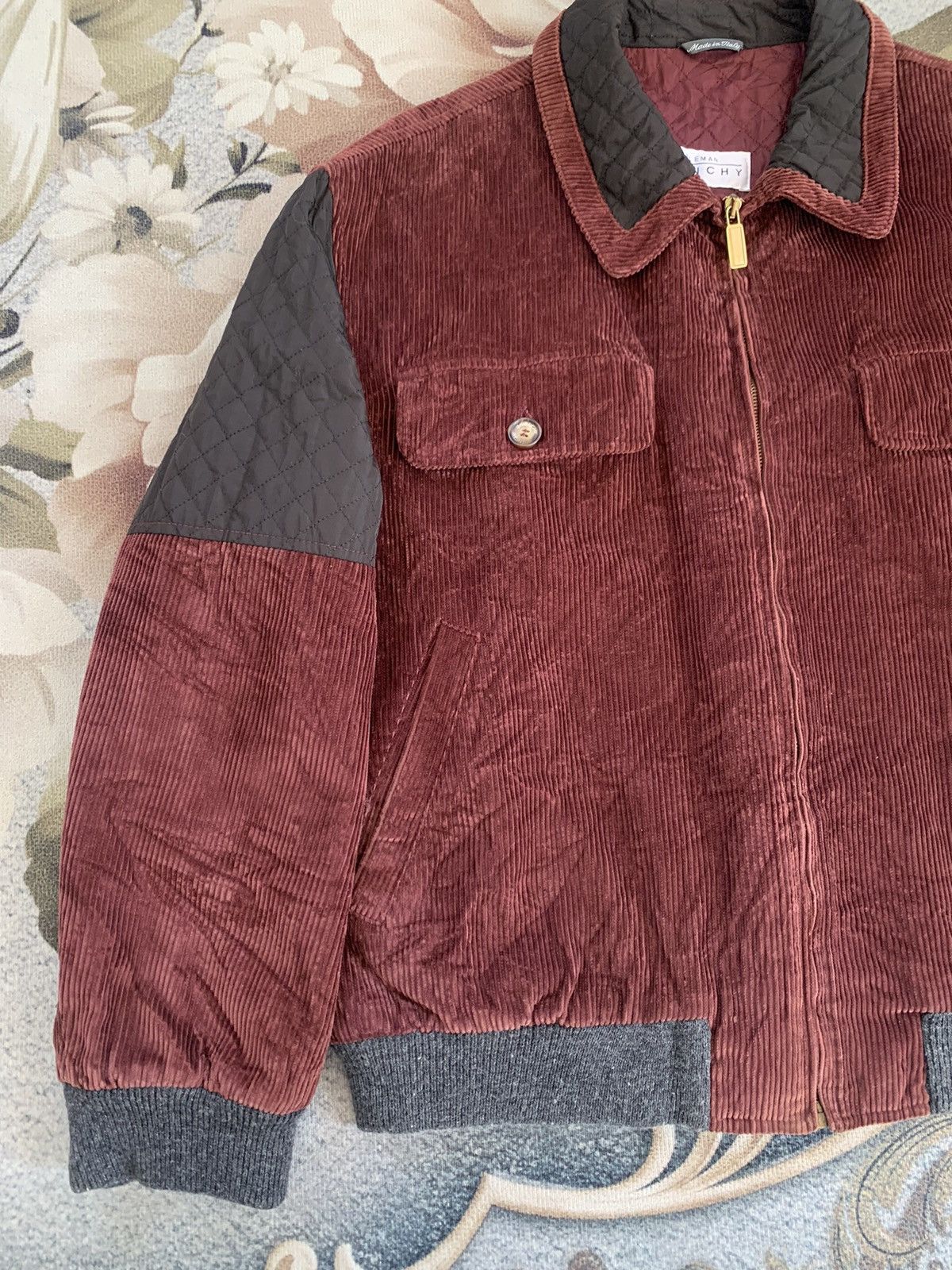 Givenchy Vintage Givenchy Gentlemen Corduroy & Quilted Jacket Size US M / EU 48-50 / 2 - 3 Thumbnail