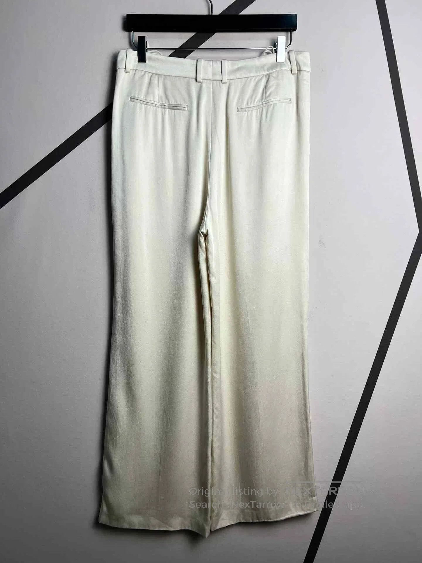 Saint Laurent Paris Saint Laurent Silk Wide-Leg Trousers. Size US 32 / EU 48 - 2 Thumbnail