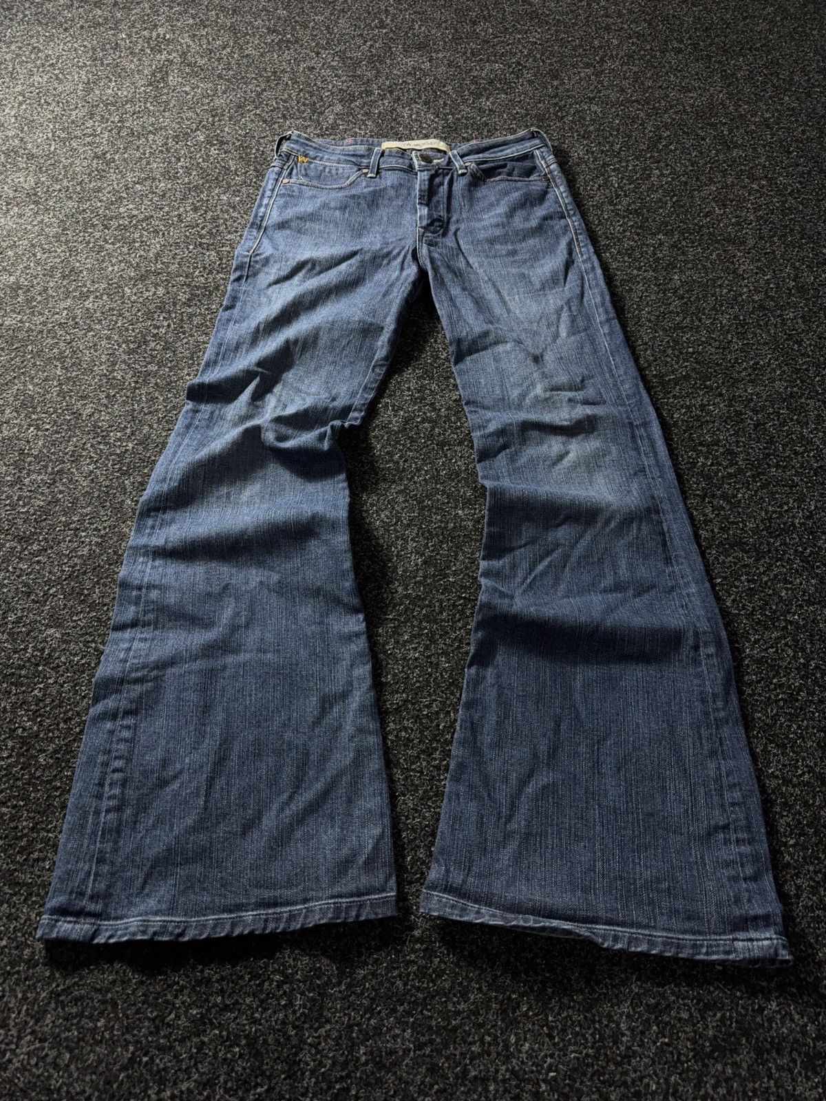 Hysteric Glamour × If Six Was Nine × Wrangler 2000s flared wrangler denim pants jeans y2k style Size 29" - 1 Thumbnail