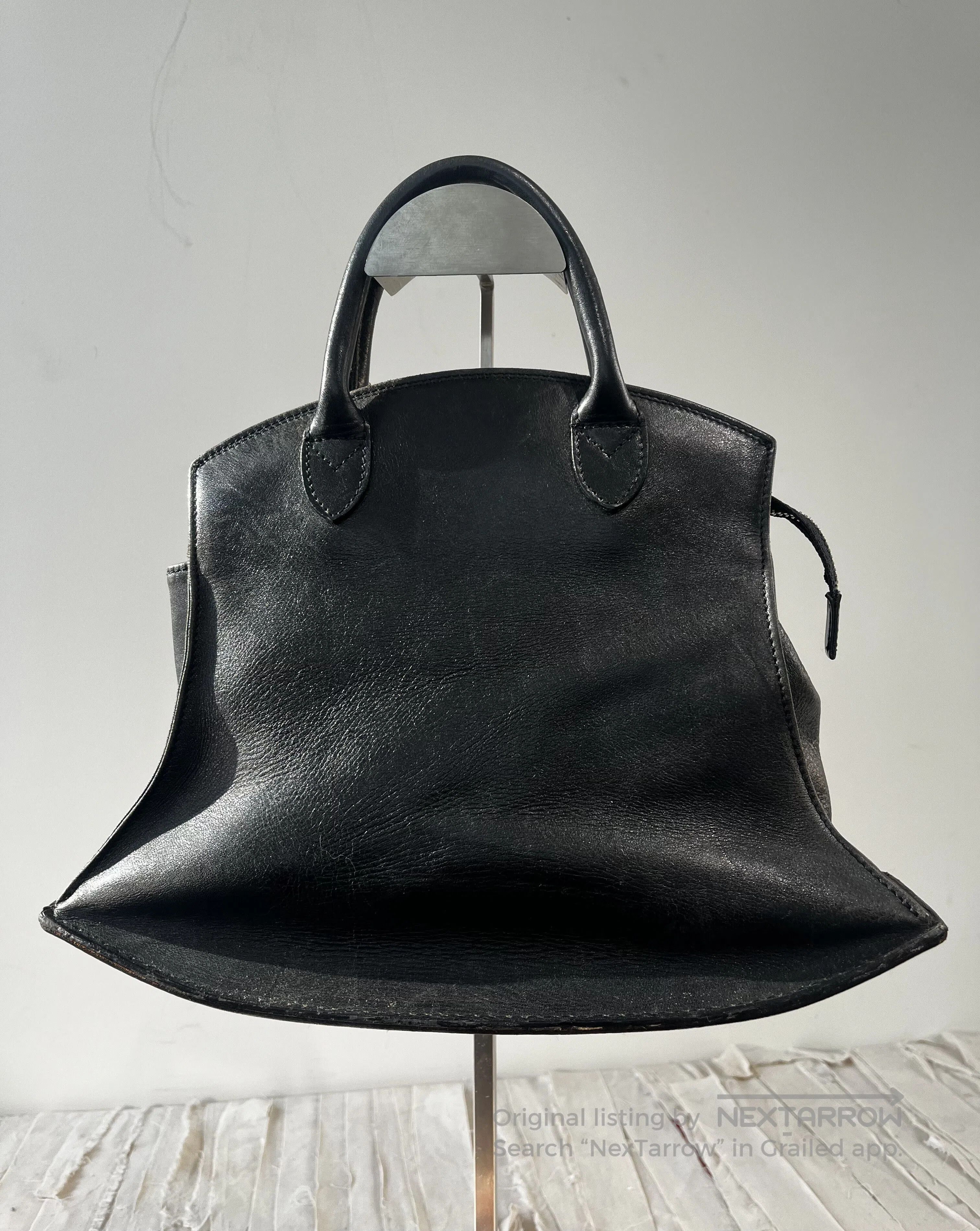 Masaki Matsushima Masaki Matsushima Black Leather Handbag. Size ONE SIZE - 2 Thumbnail
