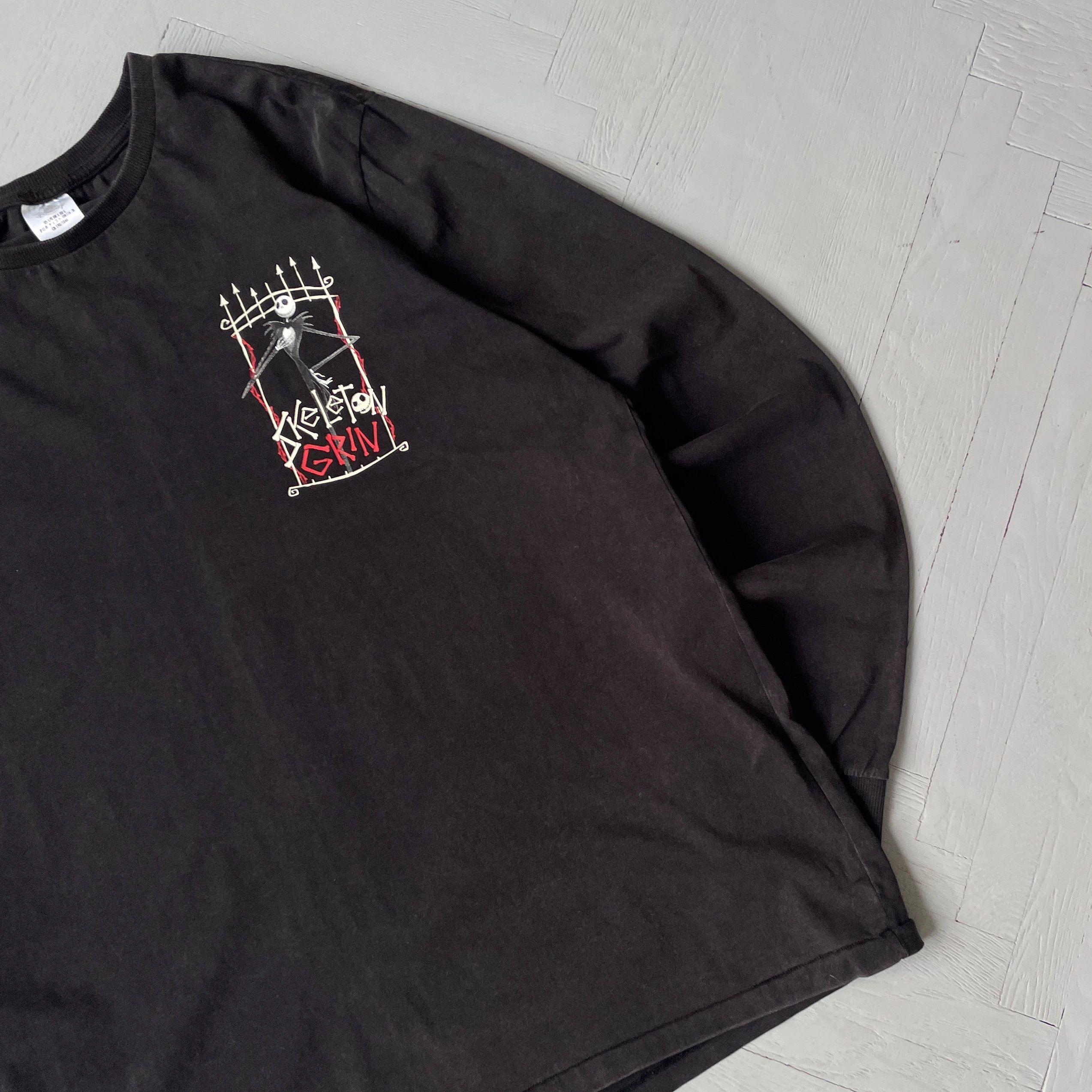 Vintage The Pumpkin King Movie Cartoon Long Sleeve Opium Size US L / EU 52-54 / 3 - 3 Thumbnail