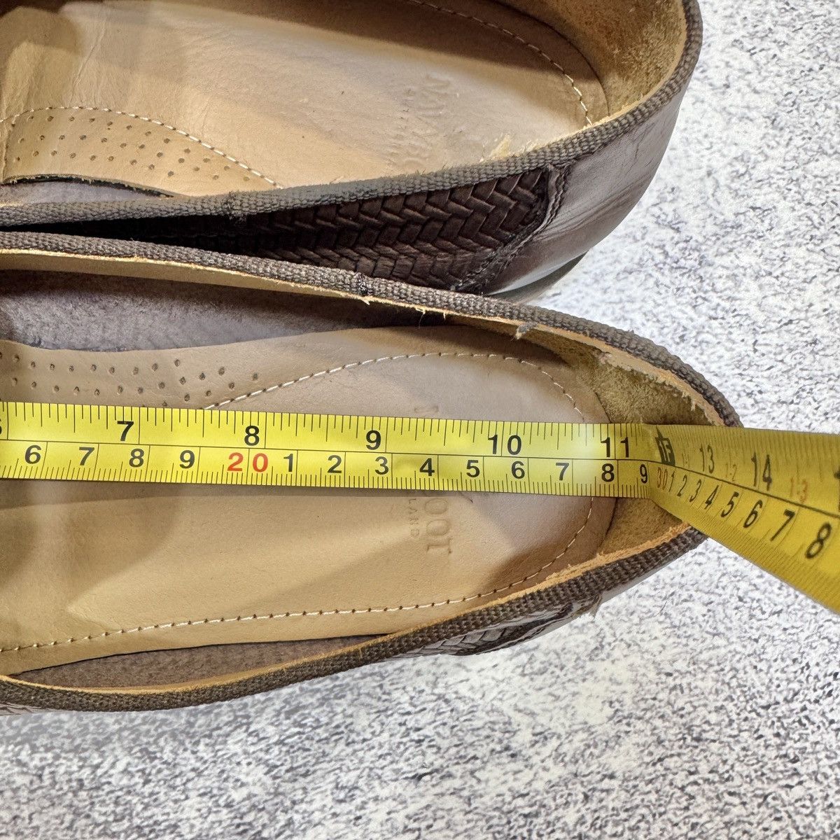 Designer × NAVYBOOT Navyboot Brown Leather Tassel Loafers US9 UK8 EU42 27cm Size US 9 / EU 42 - 18 Thumbnail