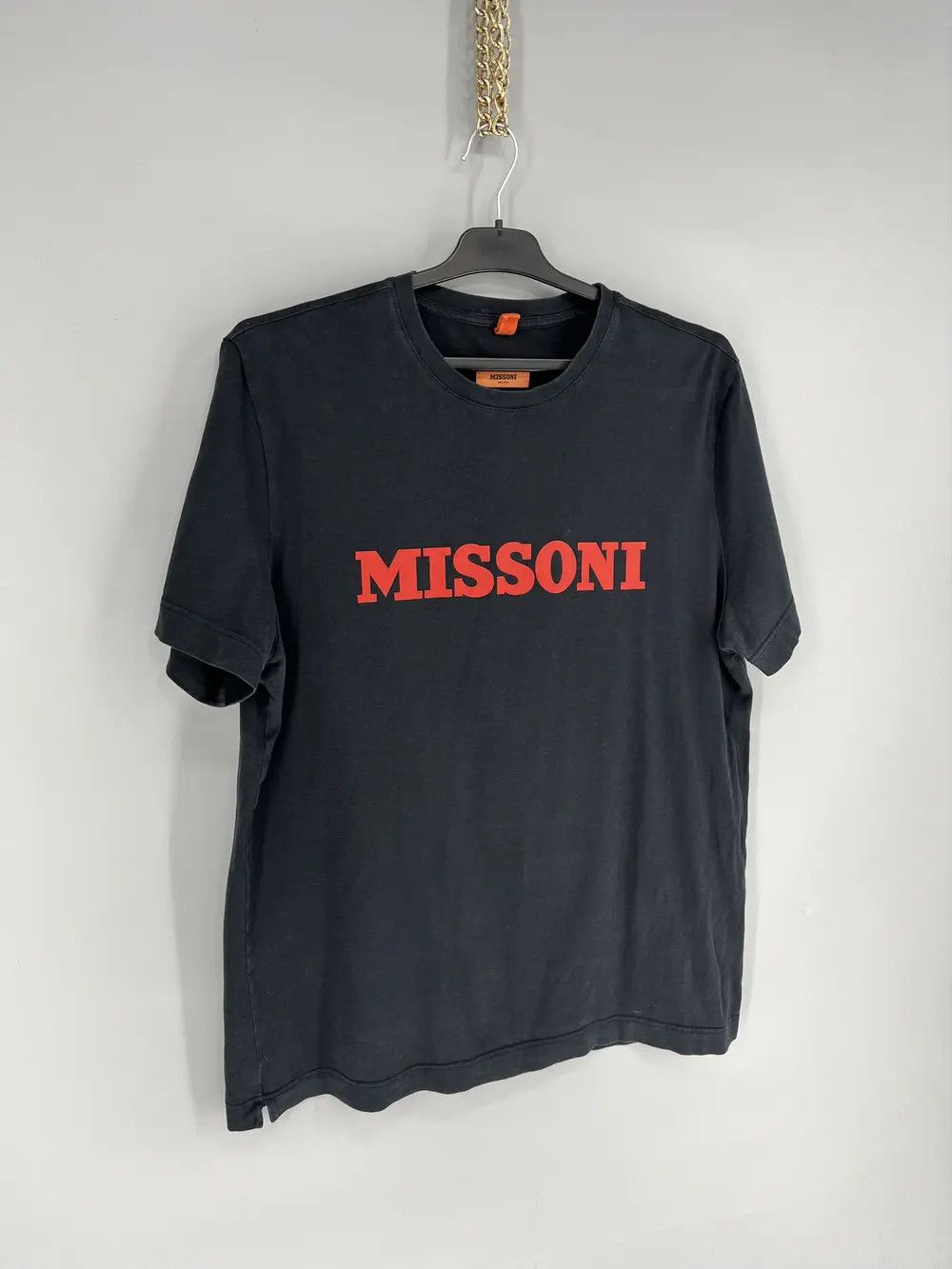 Missoni Vintage Missoni Spellout Logo Tshirt Size M Size US M / EU 48-50 / 2 - 2 Thumbnail