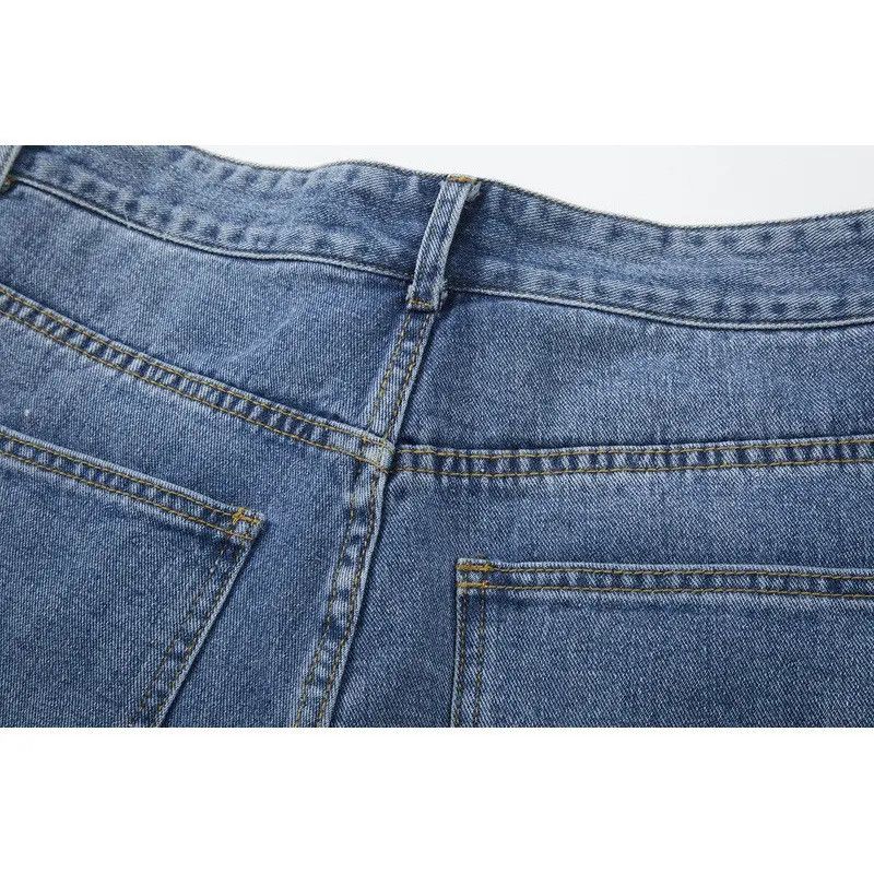 Japanese Brand × Jean Retro loose high street patchwork jeans Size US 32 / EU 48 - 5 Thumbnail