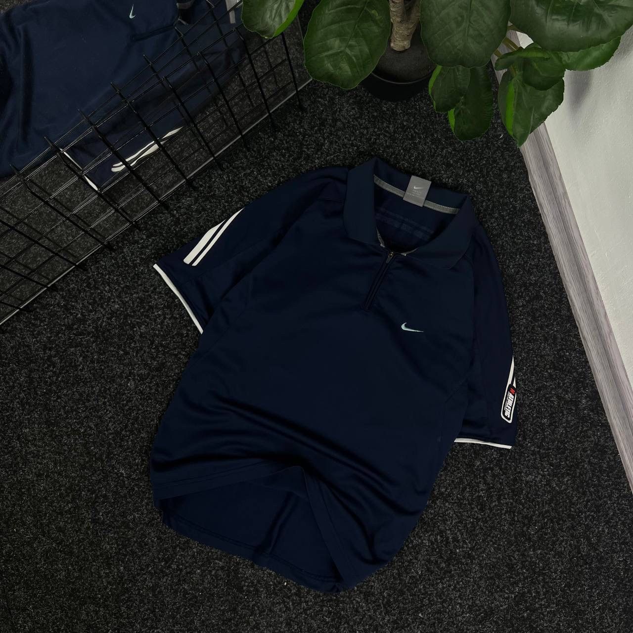 Nike Nike athletic vintage polo quarter zip jersey mini swoosh Size US M / EU 48-50 / 2 - 1 Thumbnail