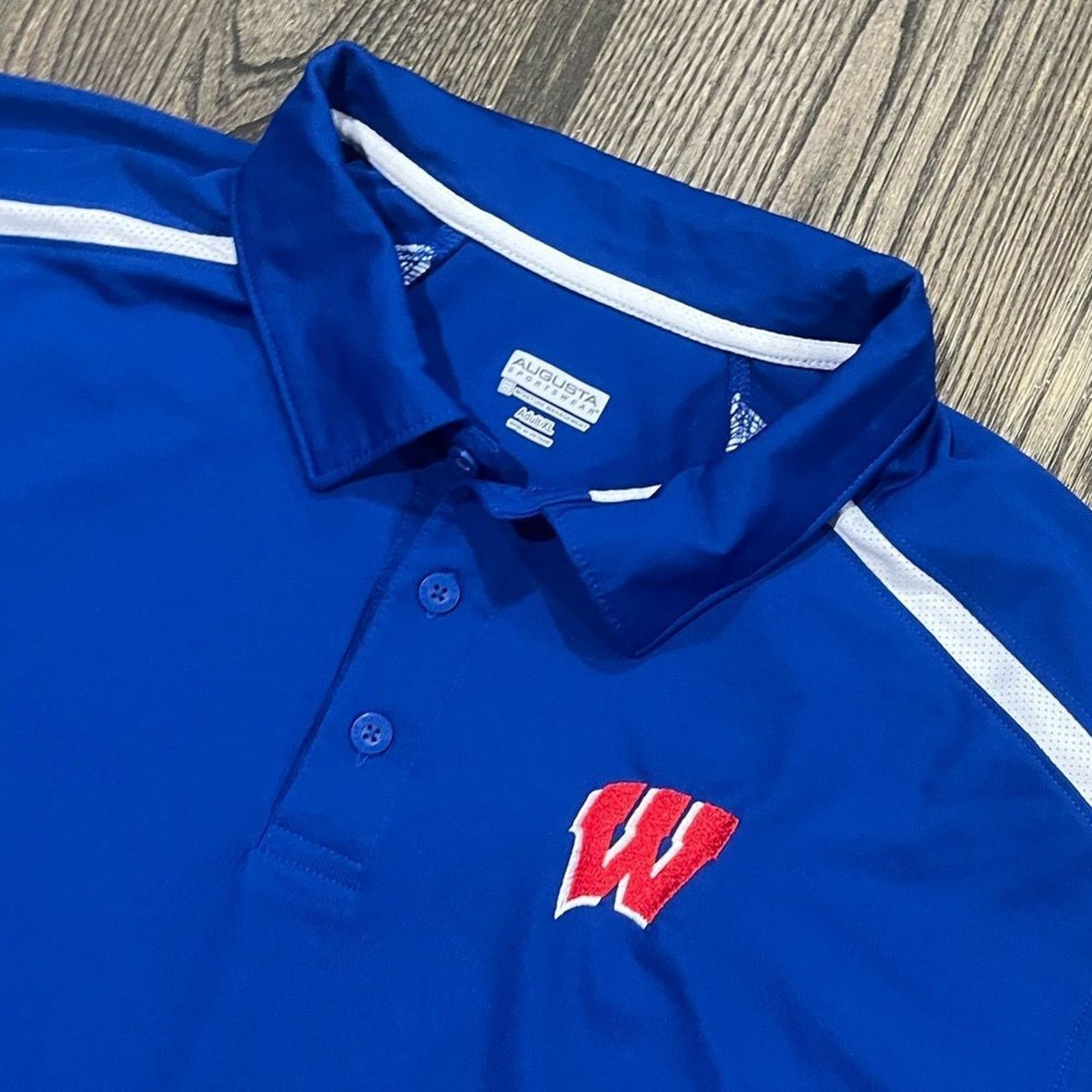 Augusta Sportswear Augusta Mens Sportswear Polo Shirt Short Sleeve Blue Size XL Size US XL / EU 56 / 4 - 2 Thumbnail