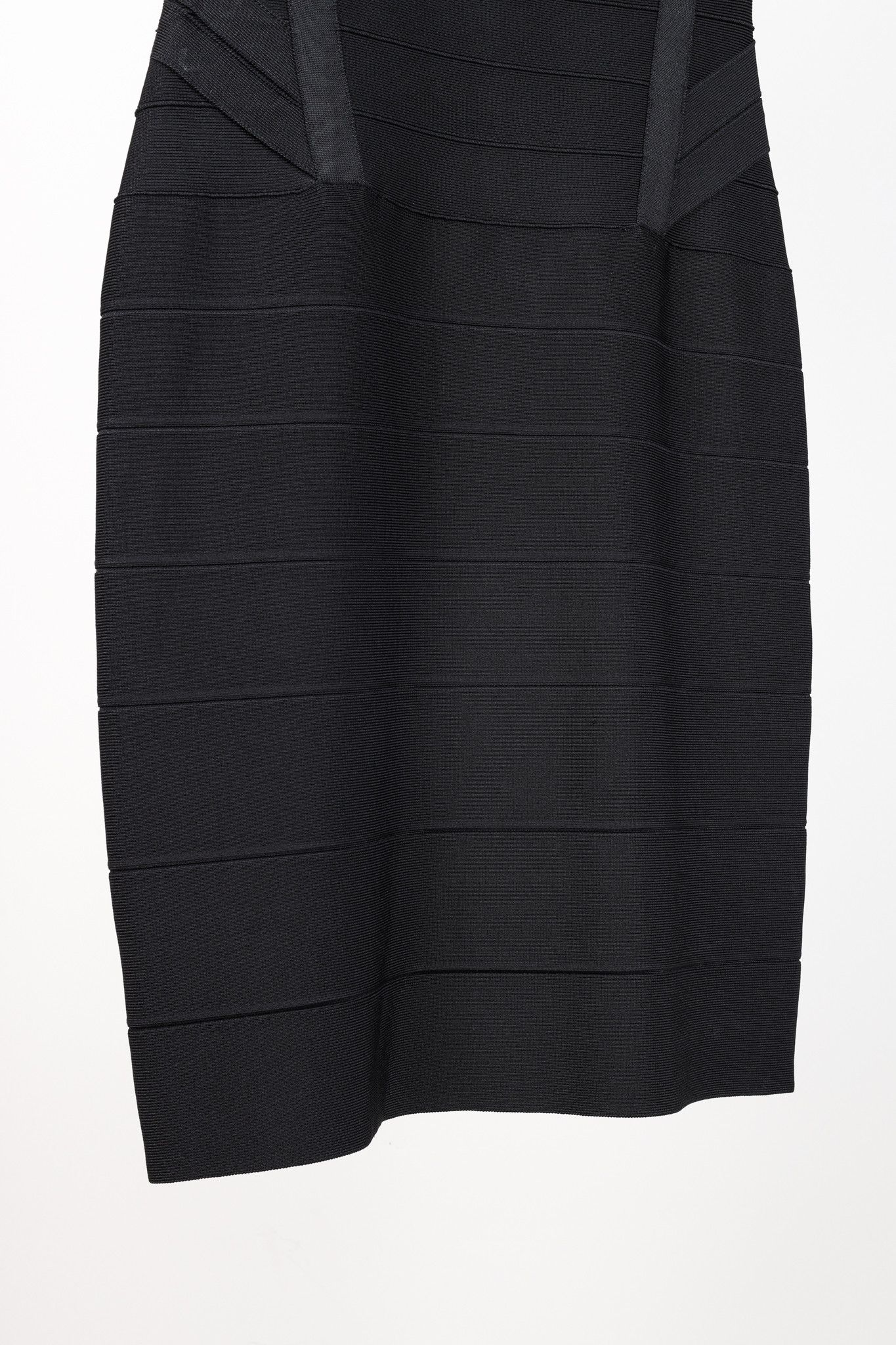 Herve Leger Herve Leger Black Bandage Dress Size L / US 10 / IT 46 - 6 Thumbnail