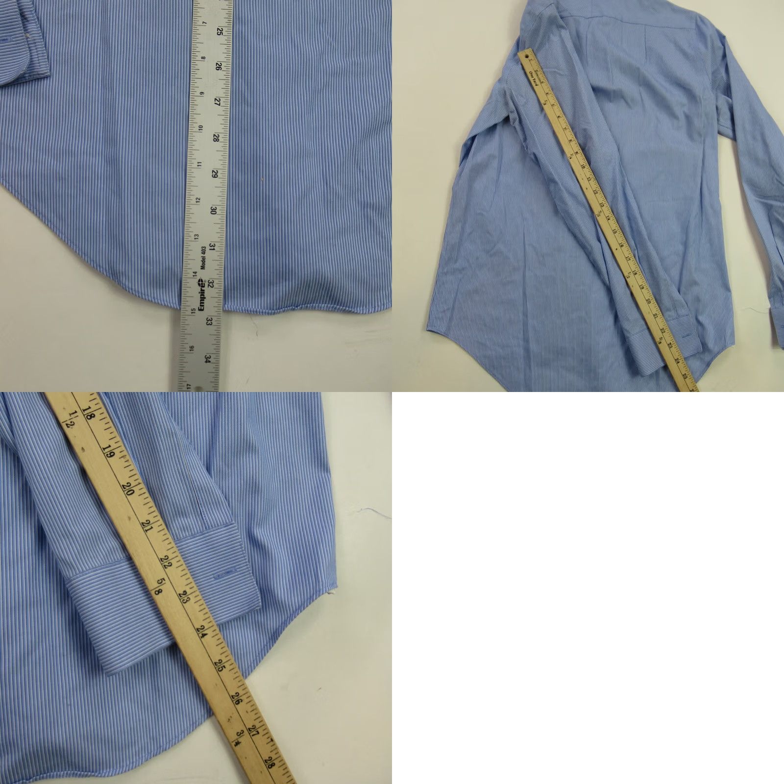 Calvin Klein Calvin Klein Shirt Mens 15 Long Sleeve Button Front Pocket Stripes Slim Fit Size US M / EU 48-50 / 2 - 8 Thumbnail