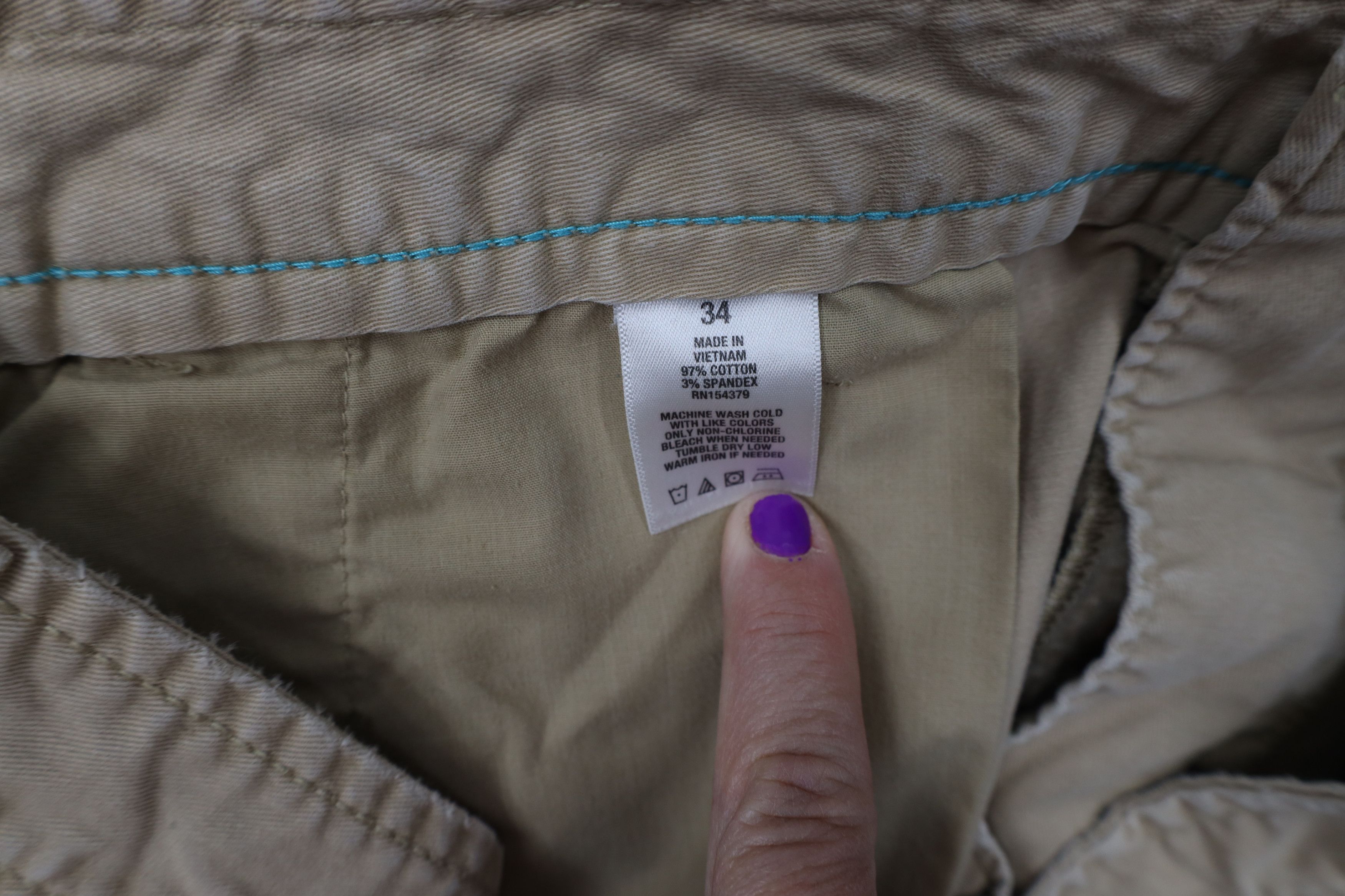 Aeropostale Vintage Y2K Aeropostale Surplus Cargo Shorts Beige Cotton Size US 34 / EU 50 - 9 Thumbnail