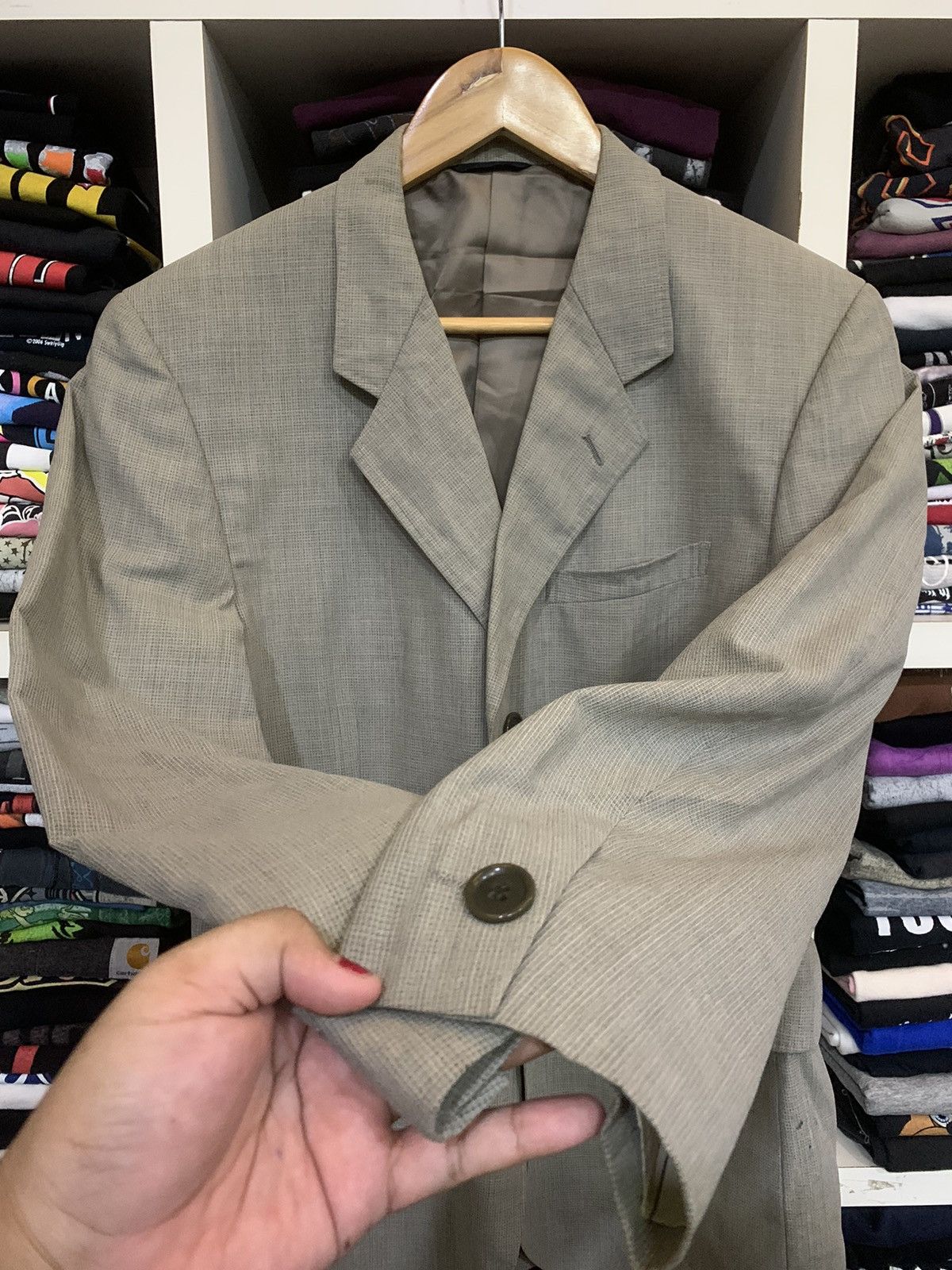 Designer × Vintage × Yohji Yamamoto Vintage Yohji Yamamoto Jacket Size M / US 6-8 / IT 42-44 - 7 Thumbnail